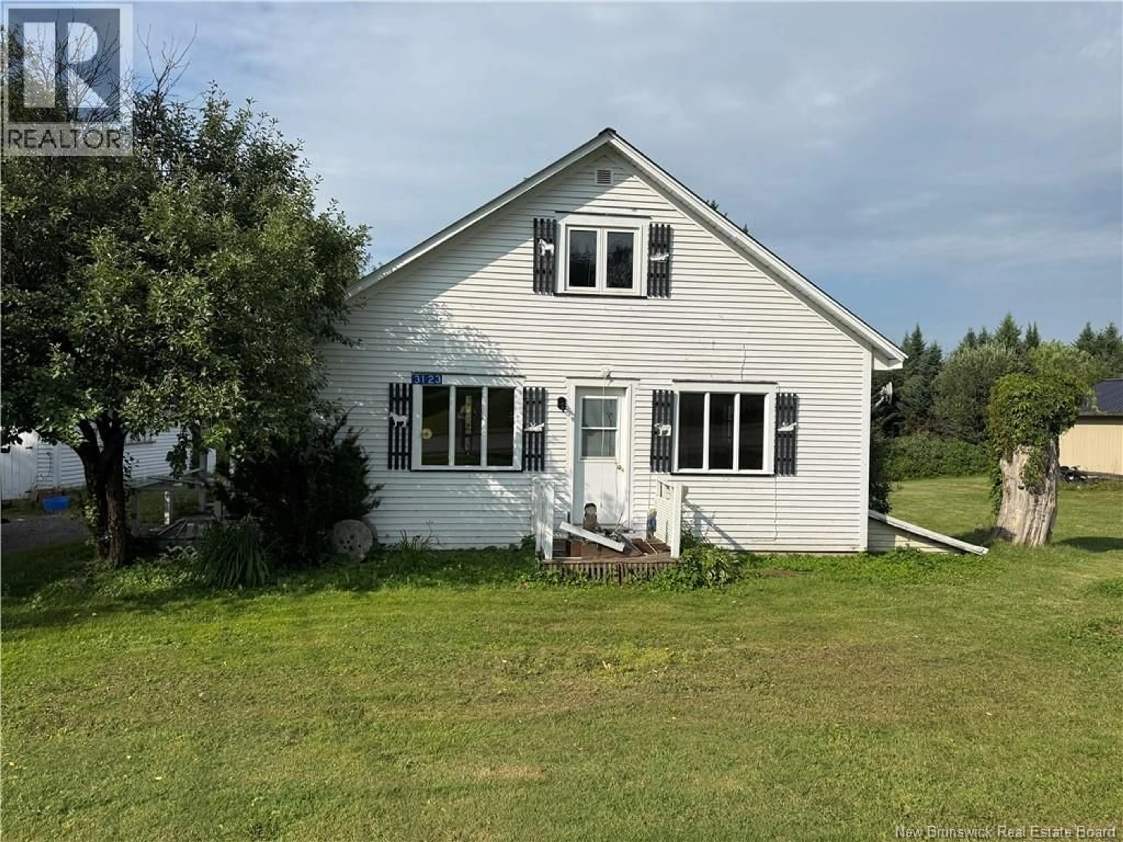 A pic from outside/outdoor area/front of a property/back of a property/a pic from drone, building for 3123 ROUTE 108, New Denmark New Brunswick E7G2V8