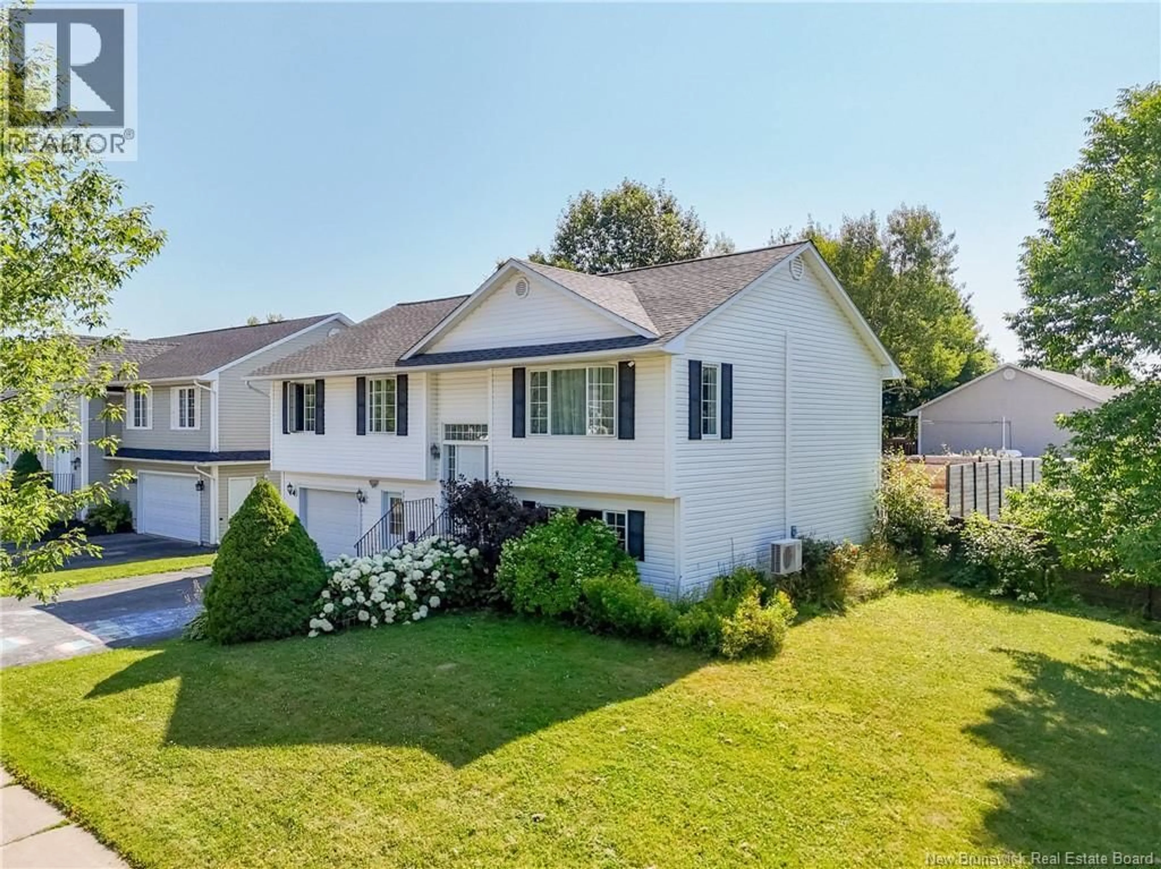 A pic from outside/outdoor area/front of a property/back of a property/a pic from drone, street for 86 REBECCA DRIVE, Fredericton New Brunswick E3B9N4