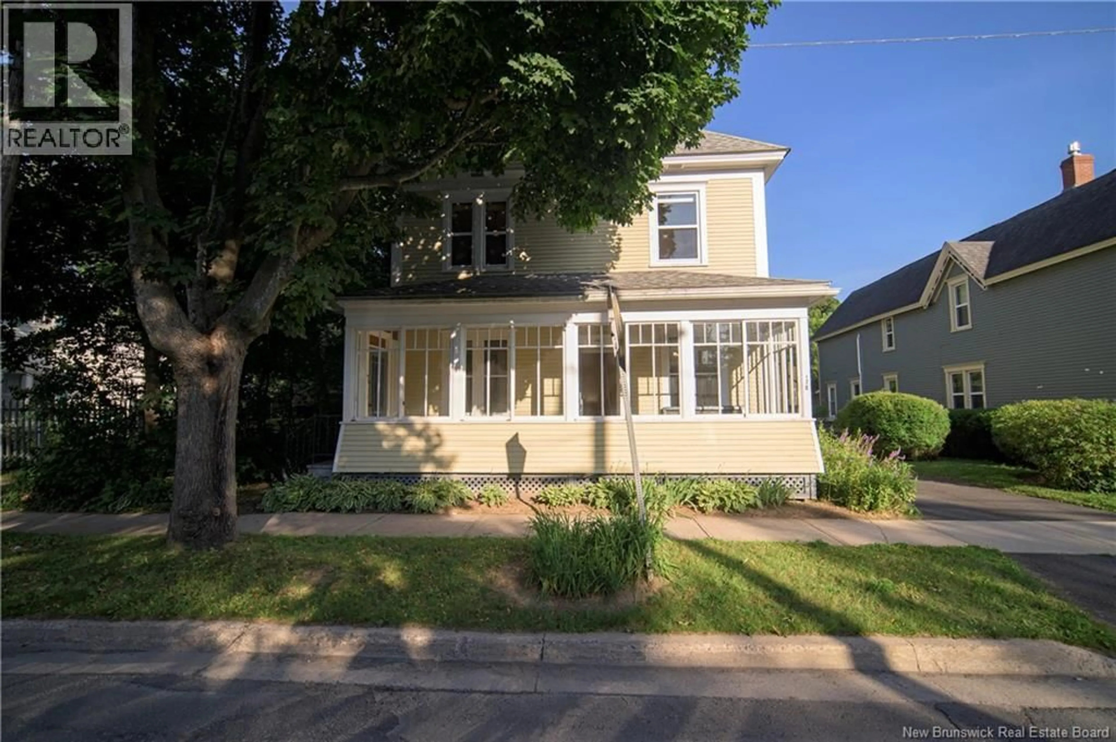 Home with vinyl exterior material, street for 178 O'DELL AVENUE, Fredericton New Brunswick E3B2L5