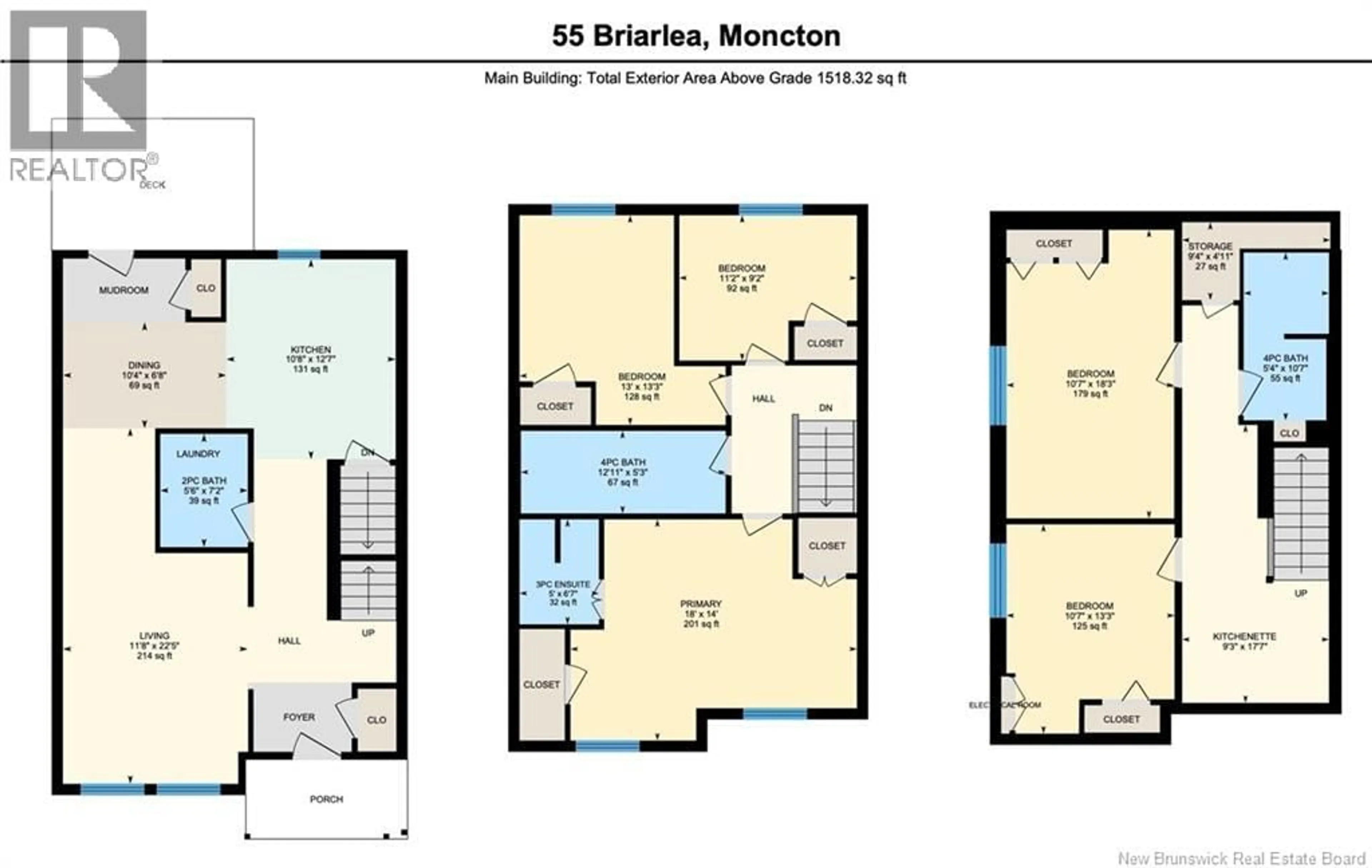 Floor plan for 55 BRIARLEA, Moncton New Brunswick E1E3Y8