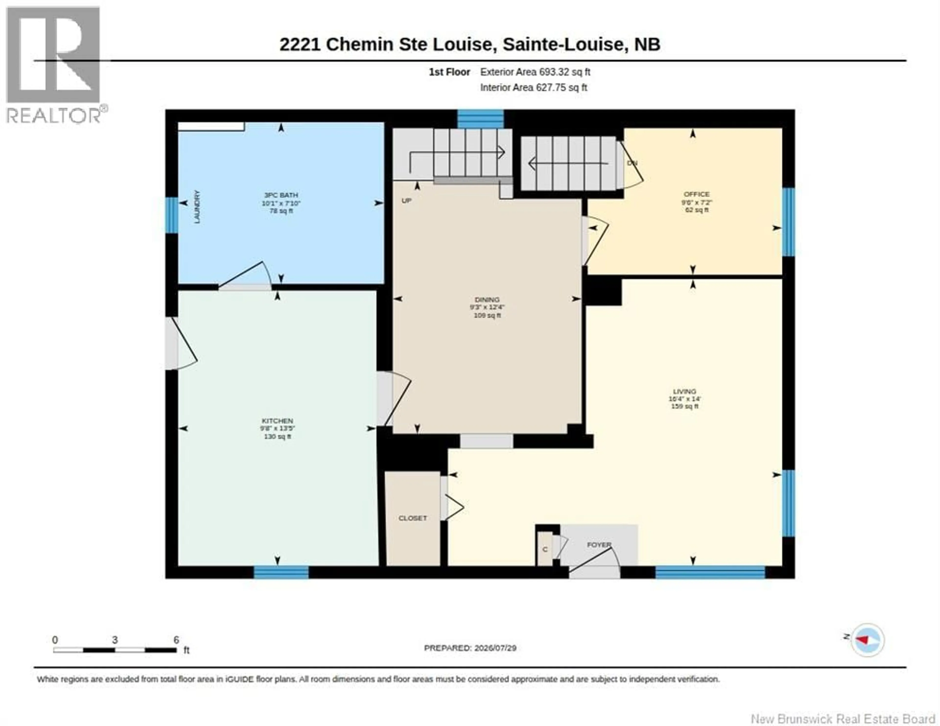 Floor plan for 2221 CH SAINTE-LOUISE, Sainte-Louise New Brunswick E8K2X2