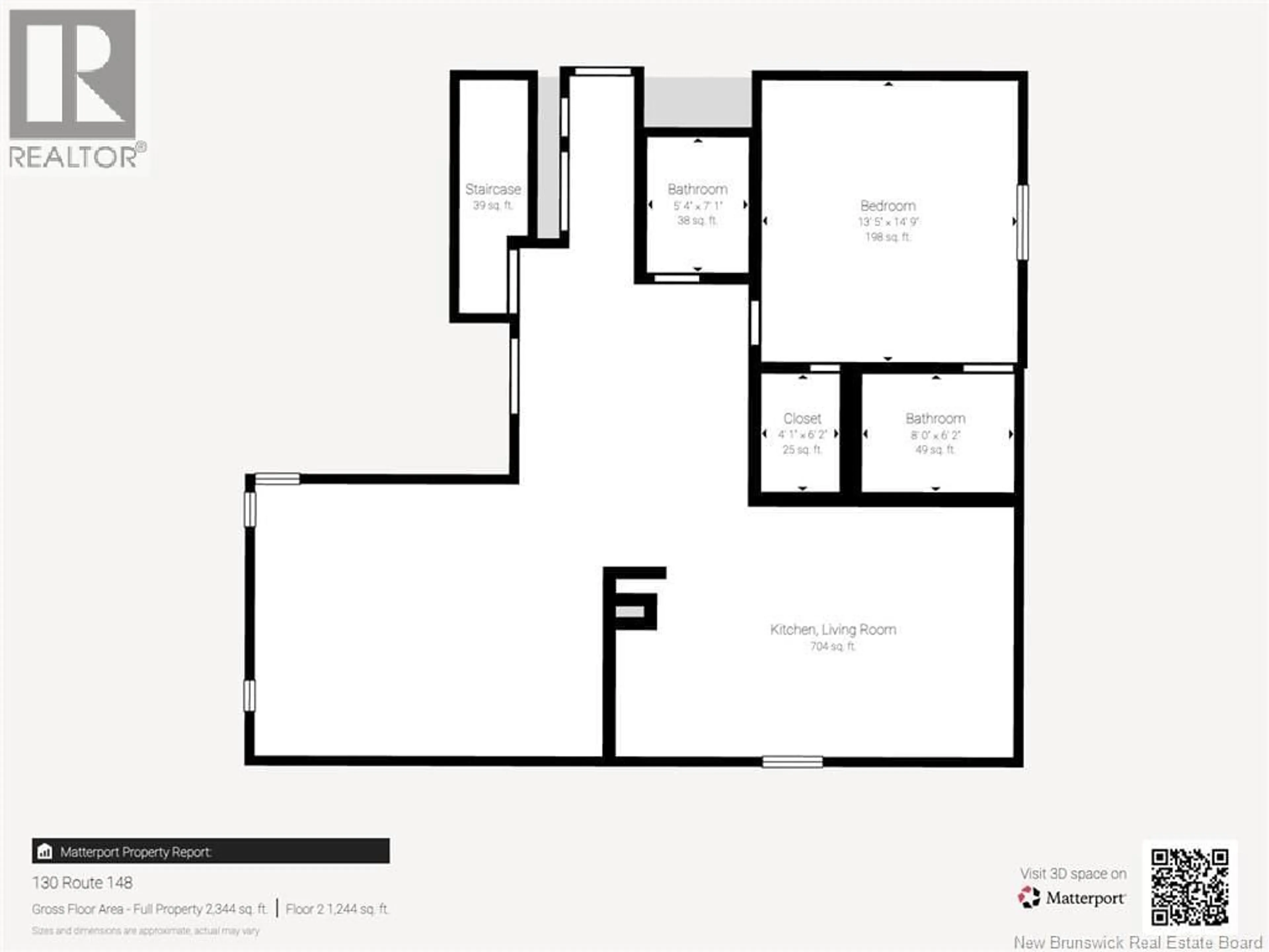 Floor plan for 130 ROUTE 148, Killarney Road New Brunswick E3G9G1