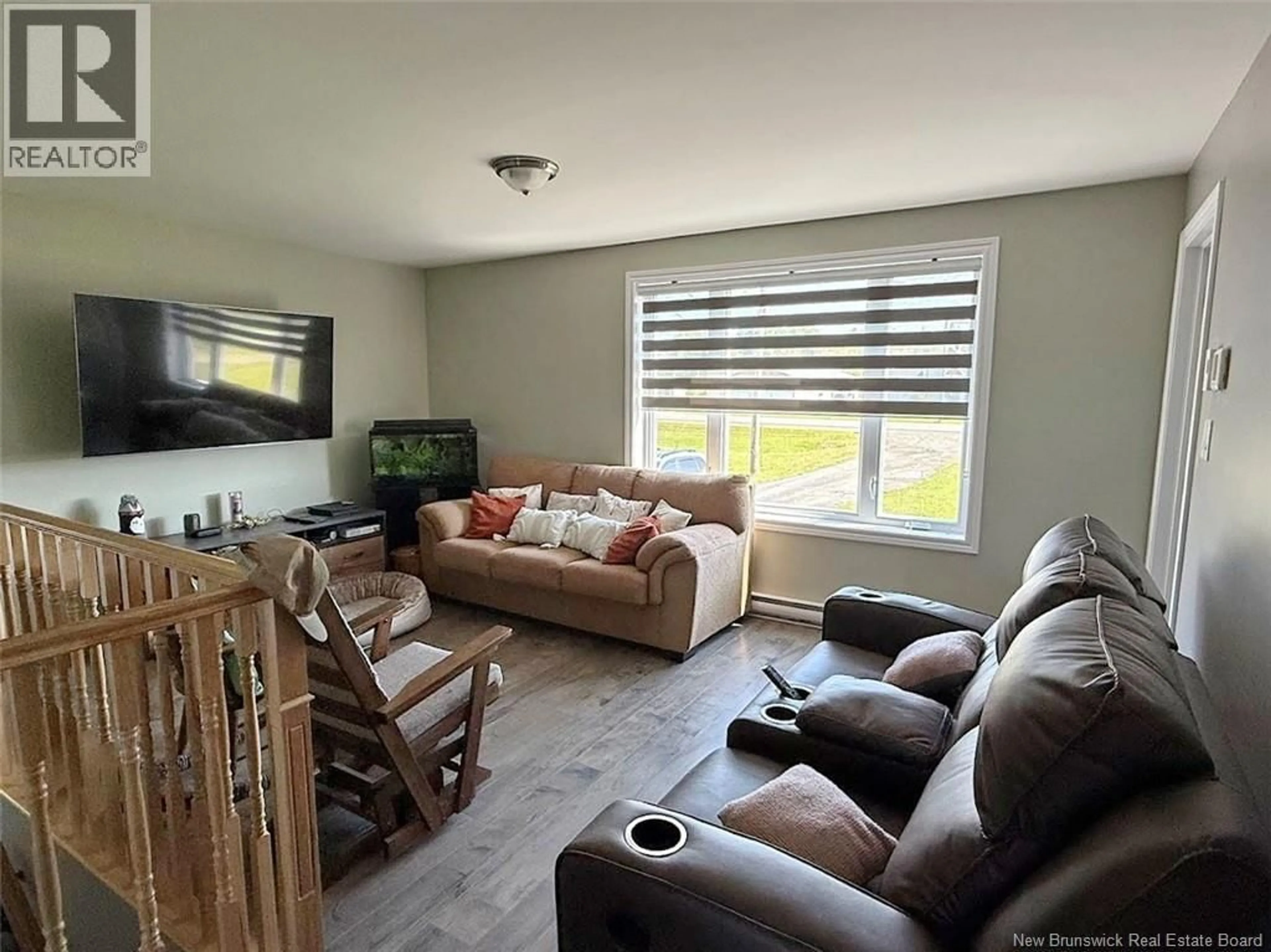 Living room with furniture, wood/laminate floor for 13942 ROUTE 144, Rivière-Verte New Brunswick E7C3B6