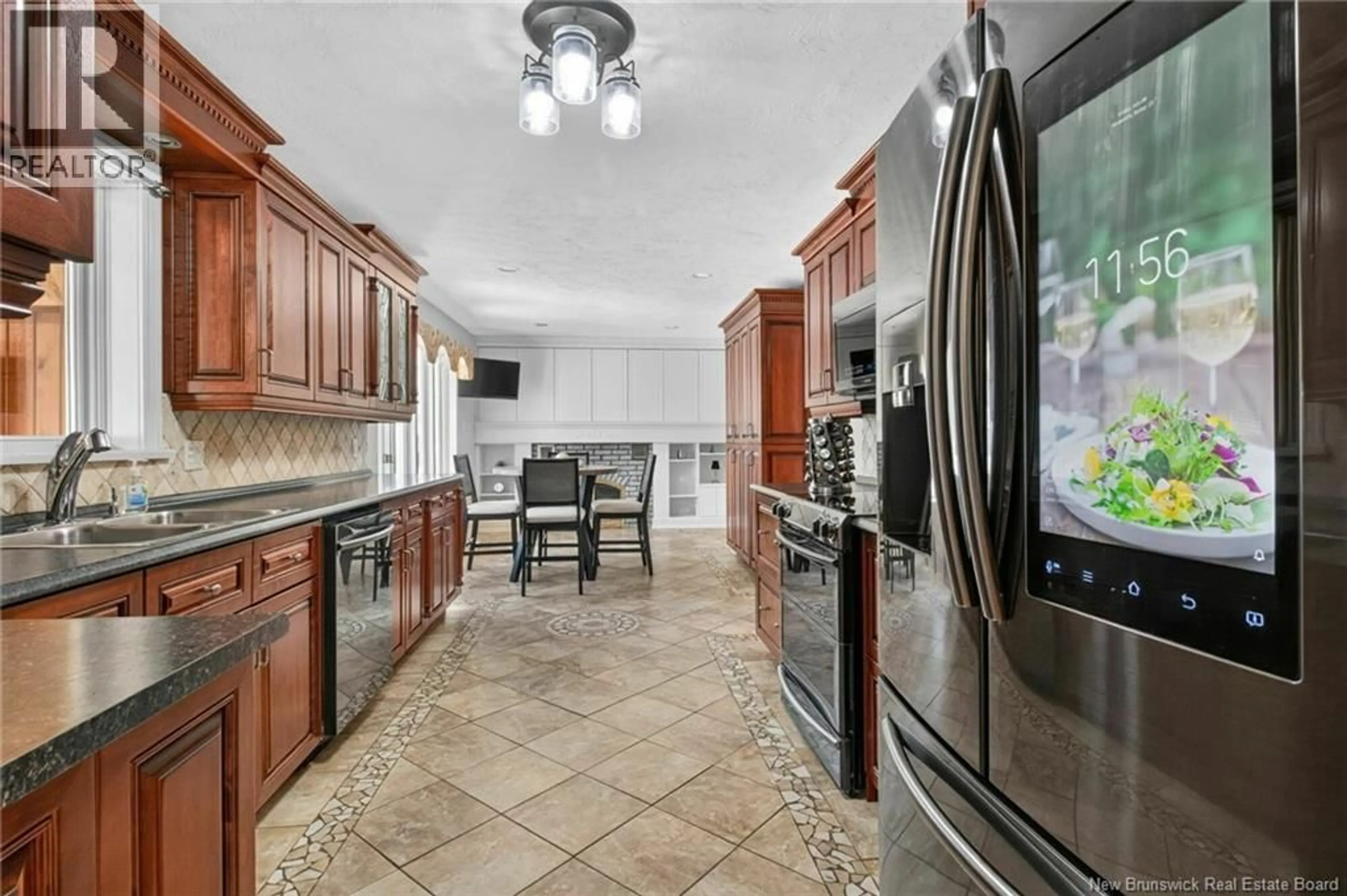 Open concept kitchen, ceramic/tile floor for 226 PERCY KELLY DRIVE, Miramichi New Brunswick E1V5V7