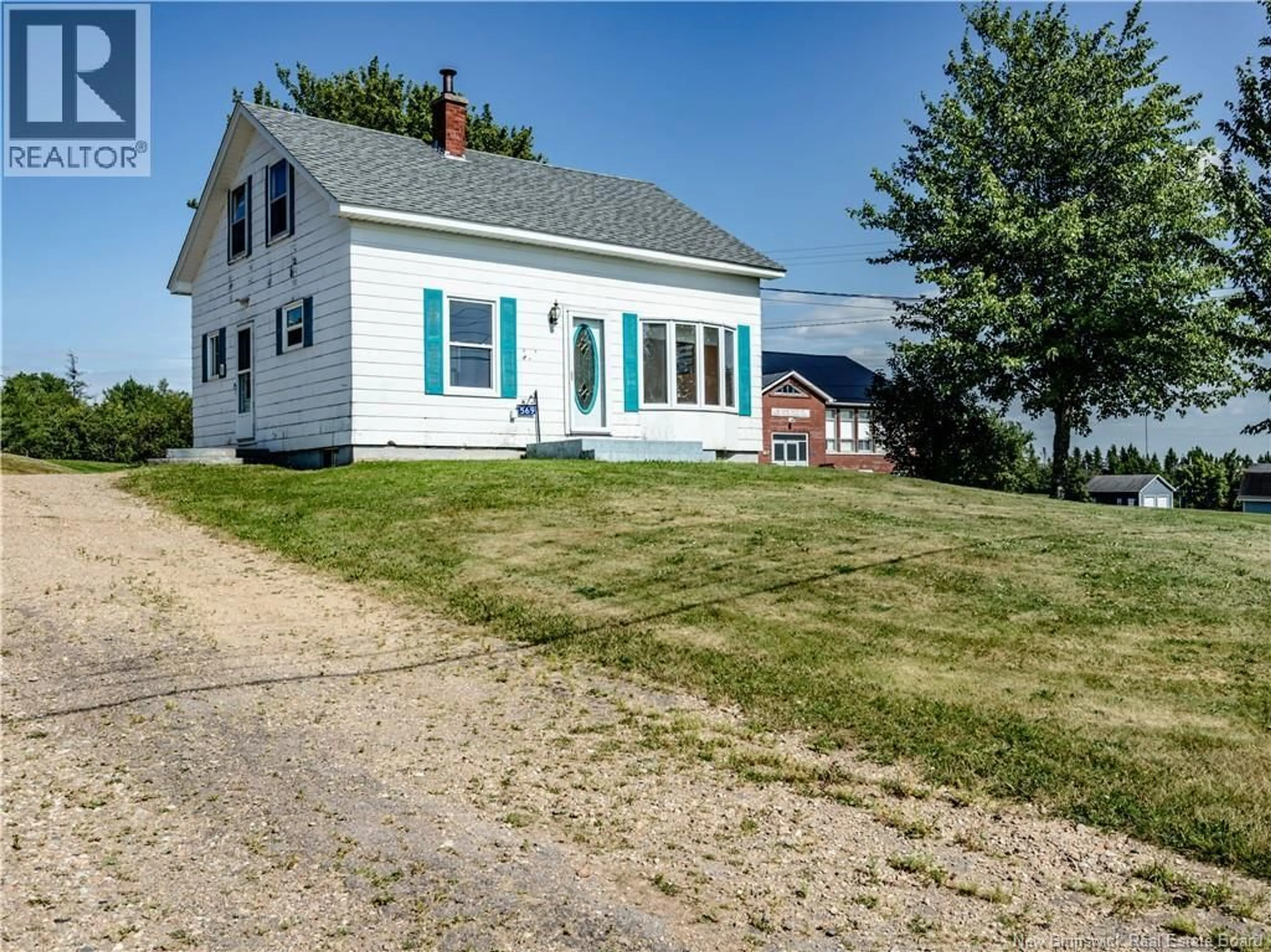 A pic from outside/outdoor area/front of a property/back of a property/a pic from drone, street for 569 MEMRAMCOOK EAST, Memramcook New Brunswick E4K1M2