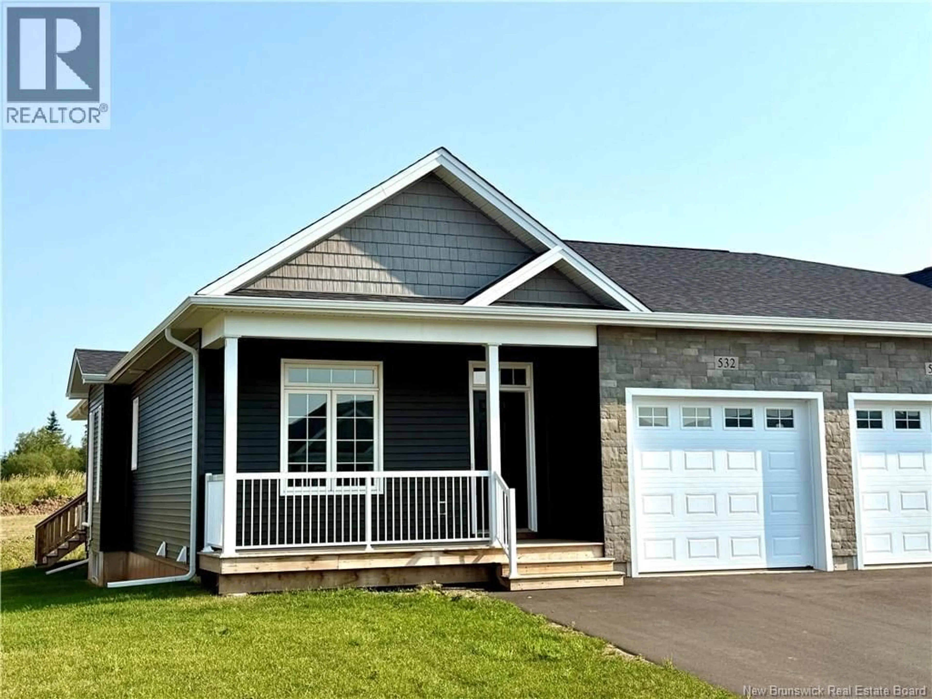 Home with vinyl exterior material, street for 532 ROYAL OAKS BOULEVARD, Moncton New Brunswick E1H3S7