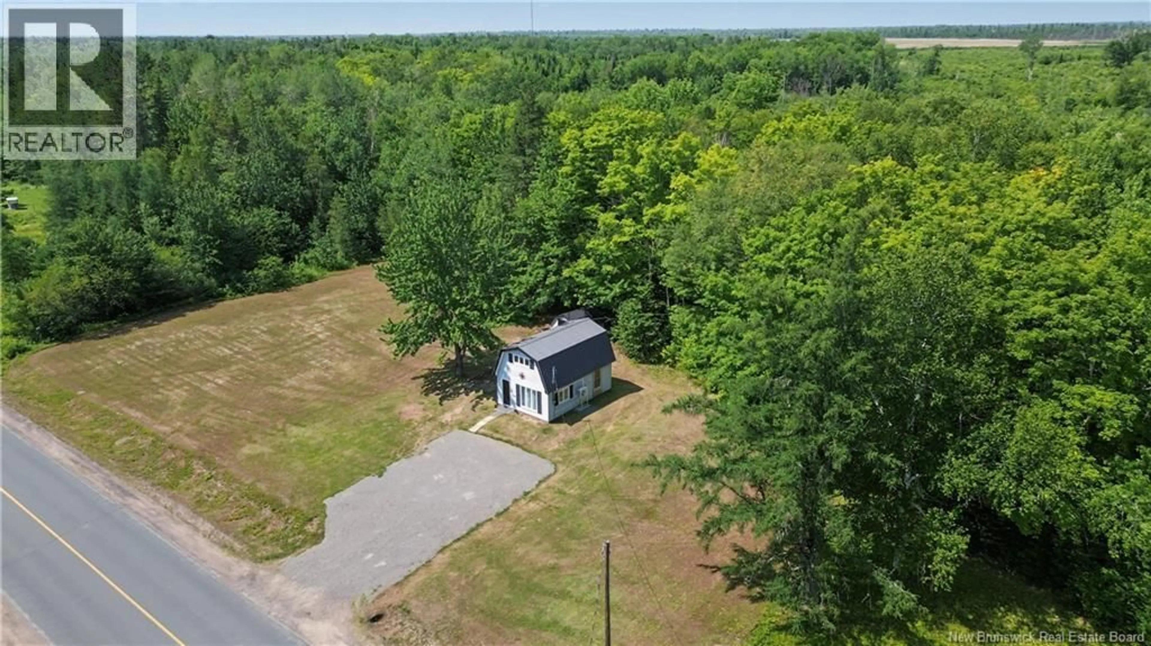 A pic from outside/outdoor area/front of a property/back of a property/a pic from drone, building for 3622 ROUTE 480, Acadieville New Brunswick E4Y2B4