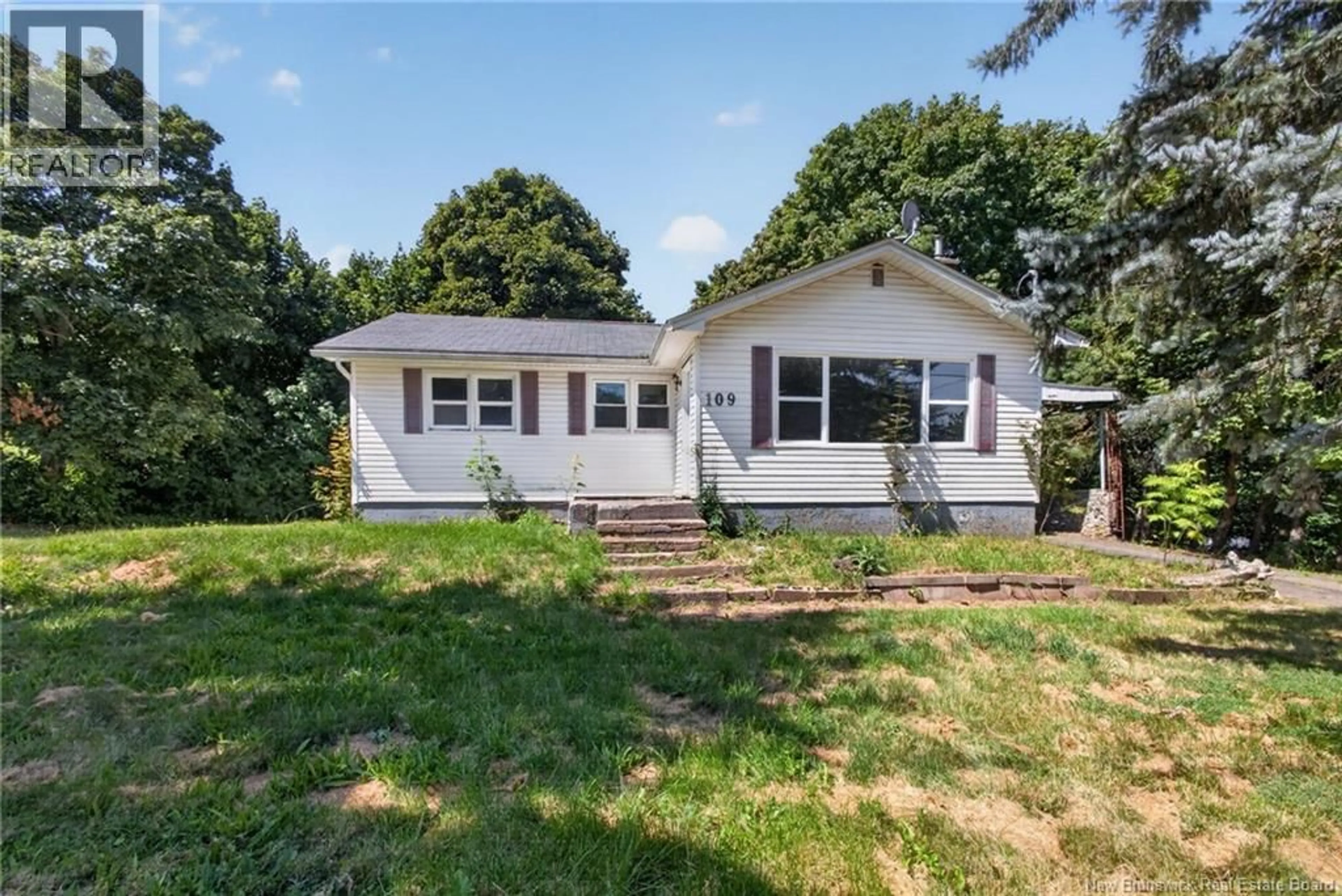 Home with vinyl exterior material, street for 109 CHESSWOOD DRIVE, Riverview New Brunswick E1B1K3