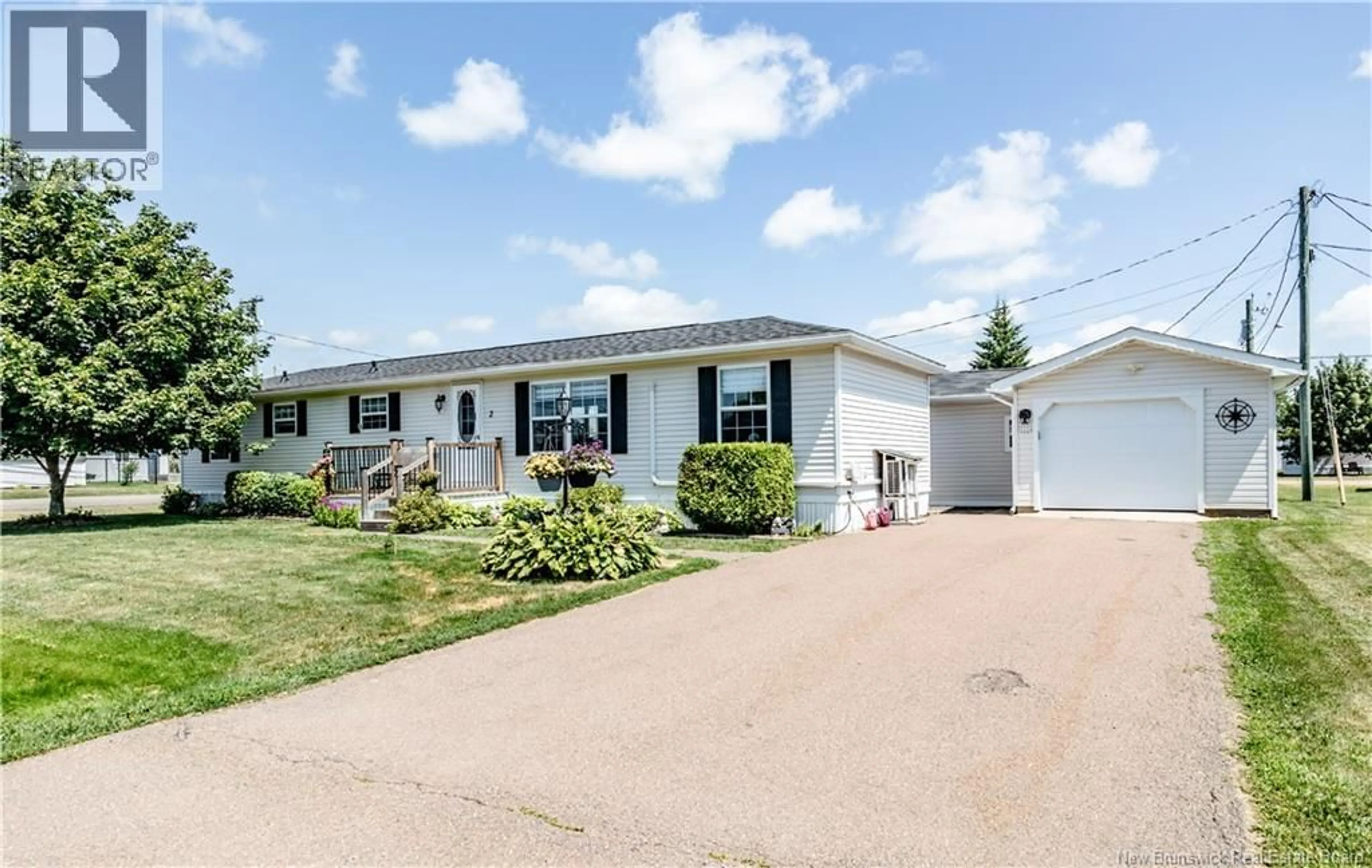 Home with vinyl exterior material, street for 2 CORINO, Moncton New Brunswick E1H2V6