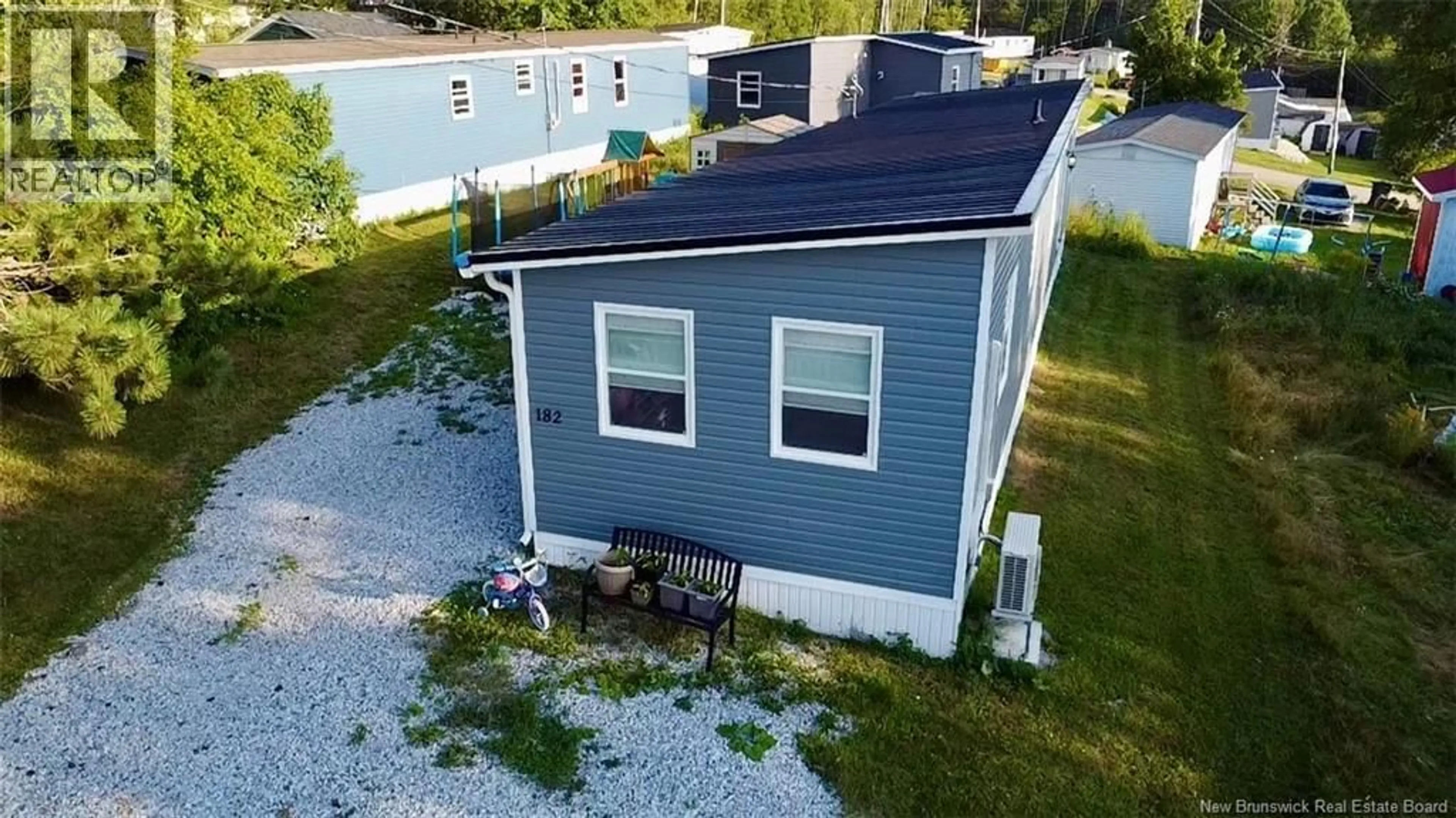 A pic from outside/outdoor area/front of a property/back of a property/a pic from drone, unknown for 182 LOGIE DRIVE, Hampton New Brunswick E5N5T5