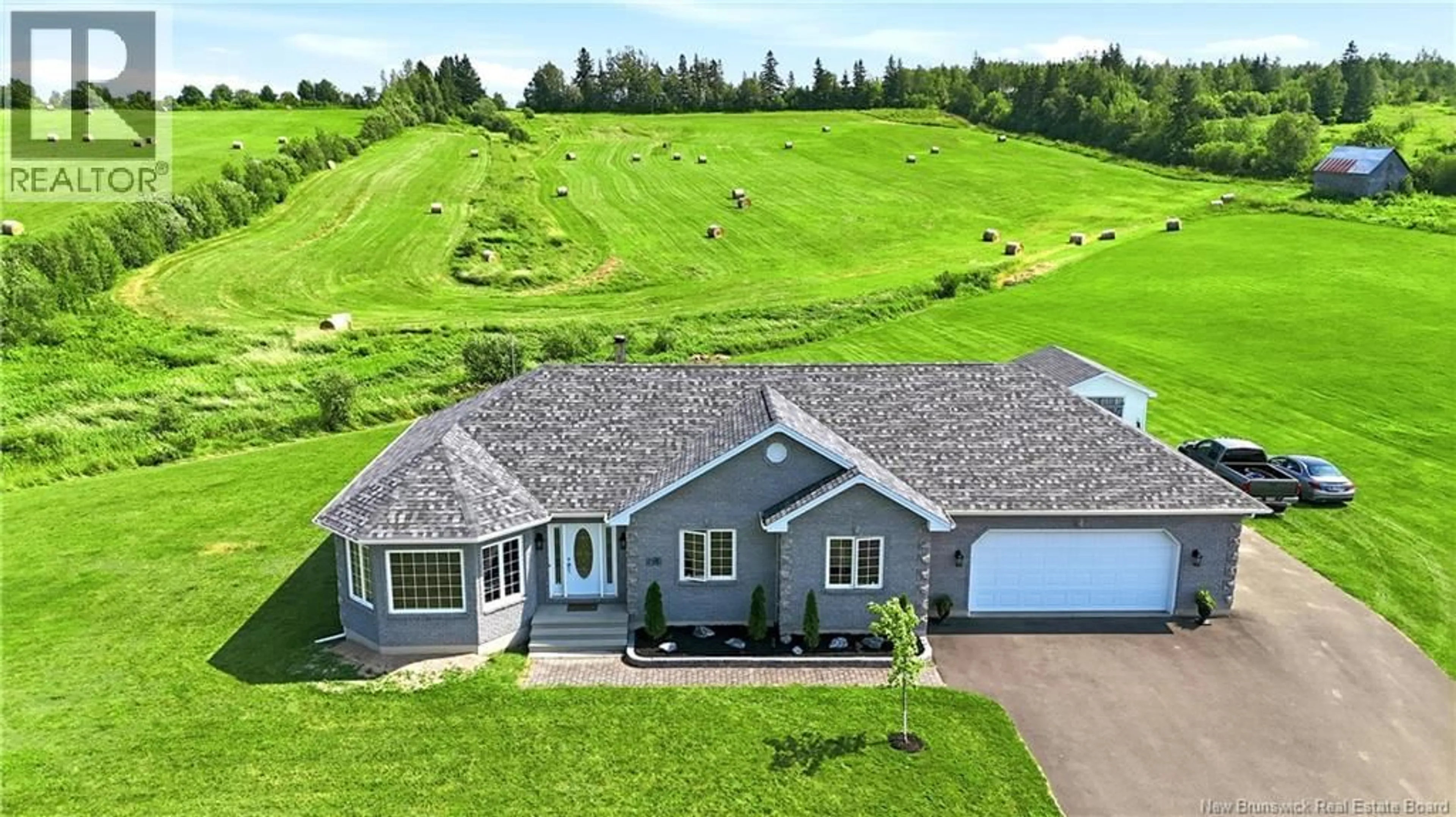A pic from outside/outdoor area/front of a property/back of a property/a pic from drone, water/lake/river/ocean view for 169 COATES MILLS SOUTH ROAD, Sainte-Marie-De-Kent New Brunswick E4S1P2