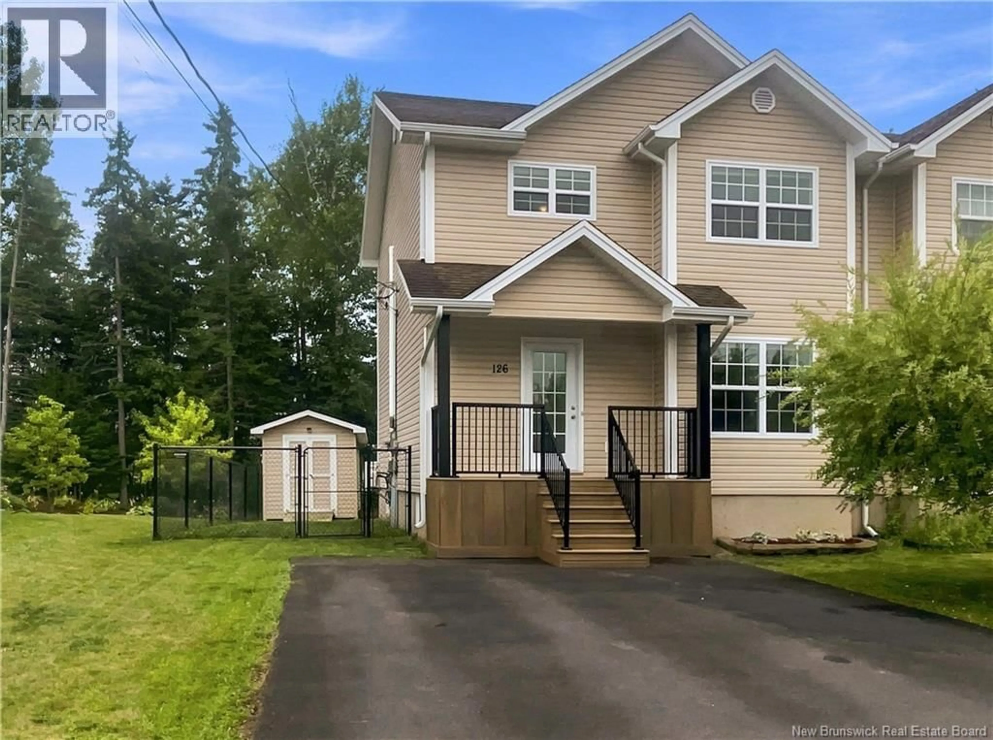 Home with vinyl exterior material, street for 126 CHIANTI STREET, Dieppe New Brunswick E1A9A9