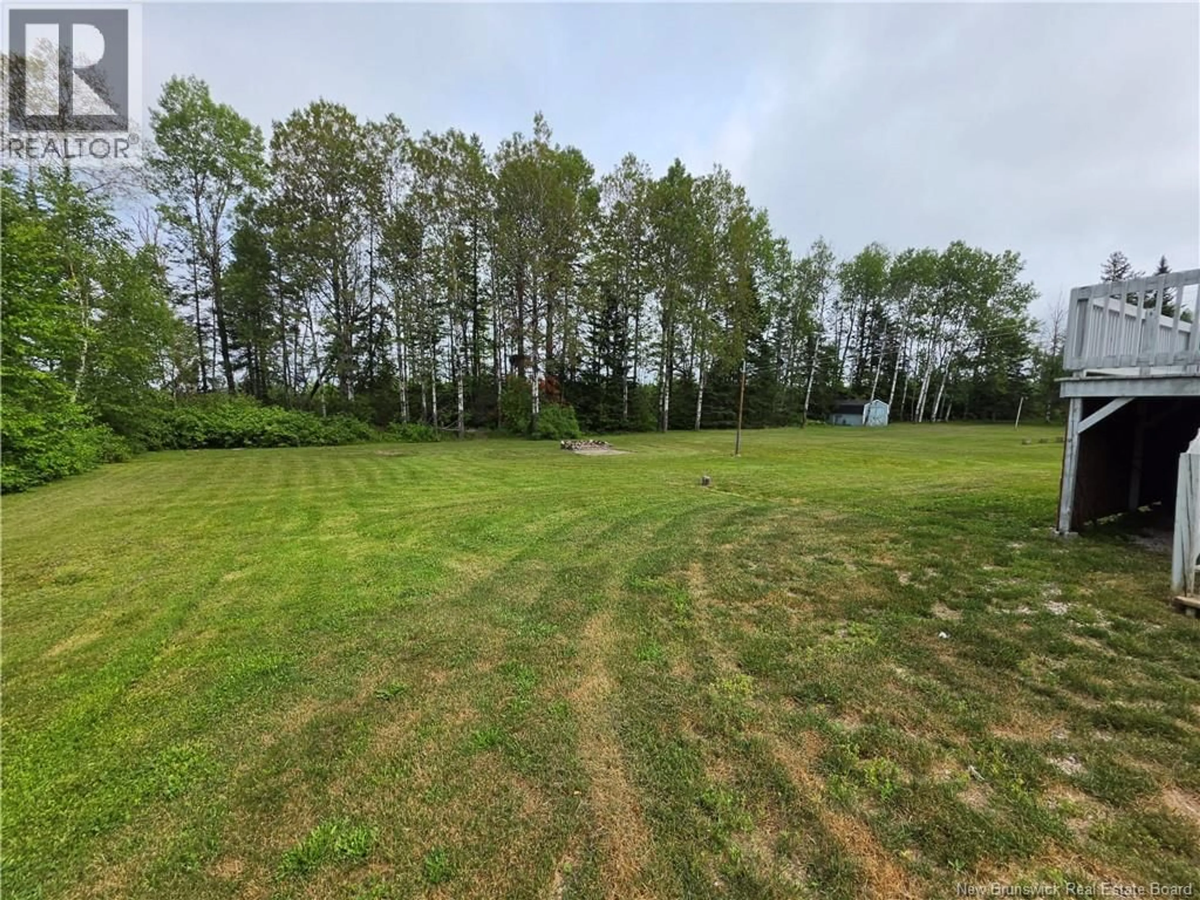 A pic from outside/outdoor area/front of a property/back of a property/a pic from drone, forest/trees view for 1800 CORMIER, Robertville New Brunswick E8K2T9