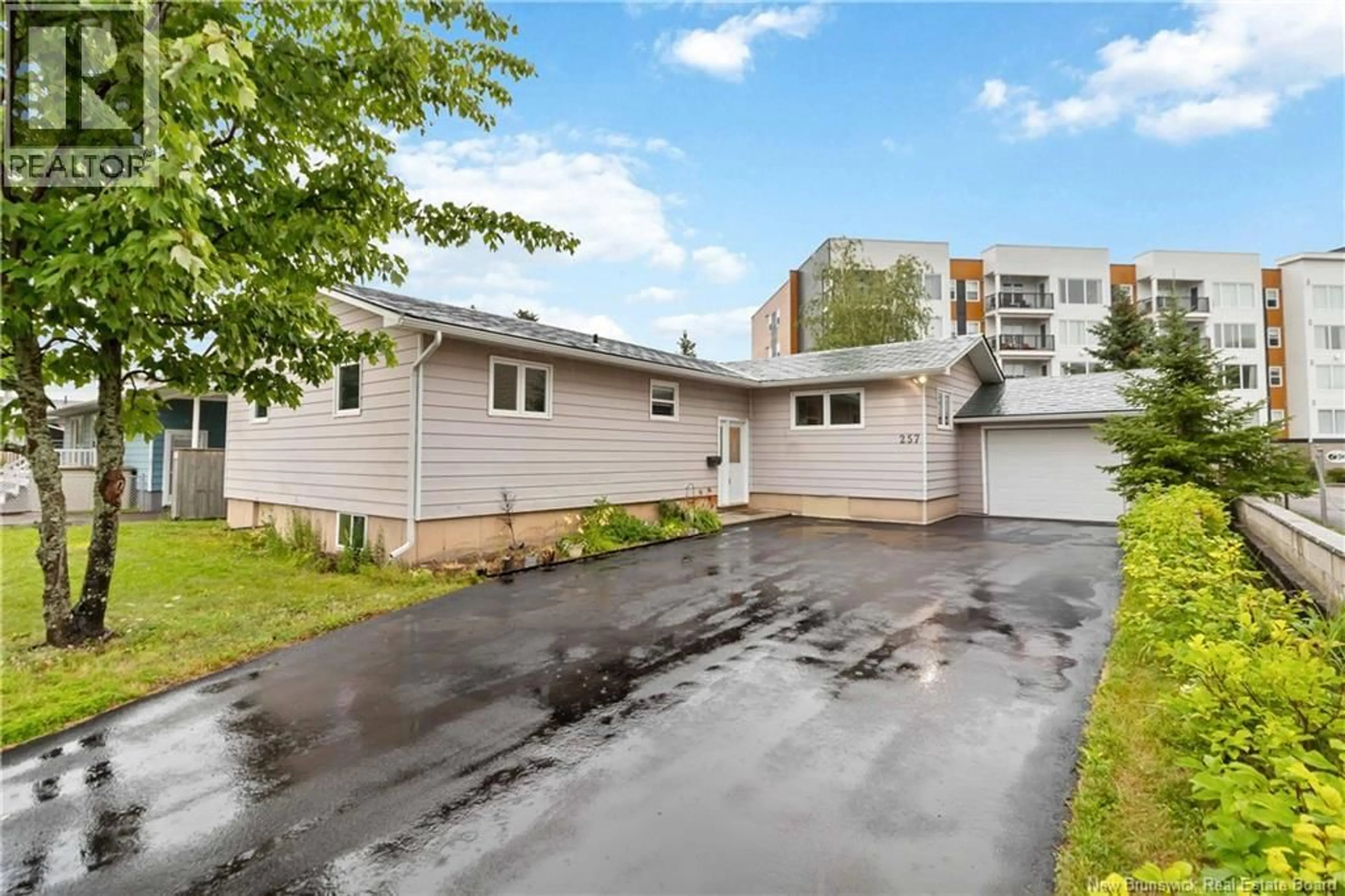 Home with vinyl exterior material, street for 257 READE STREET, Moncton New Brunswick E1C6S9