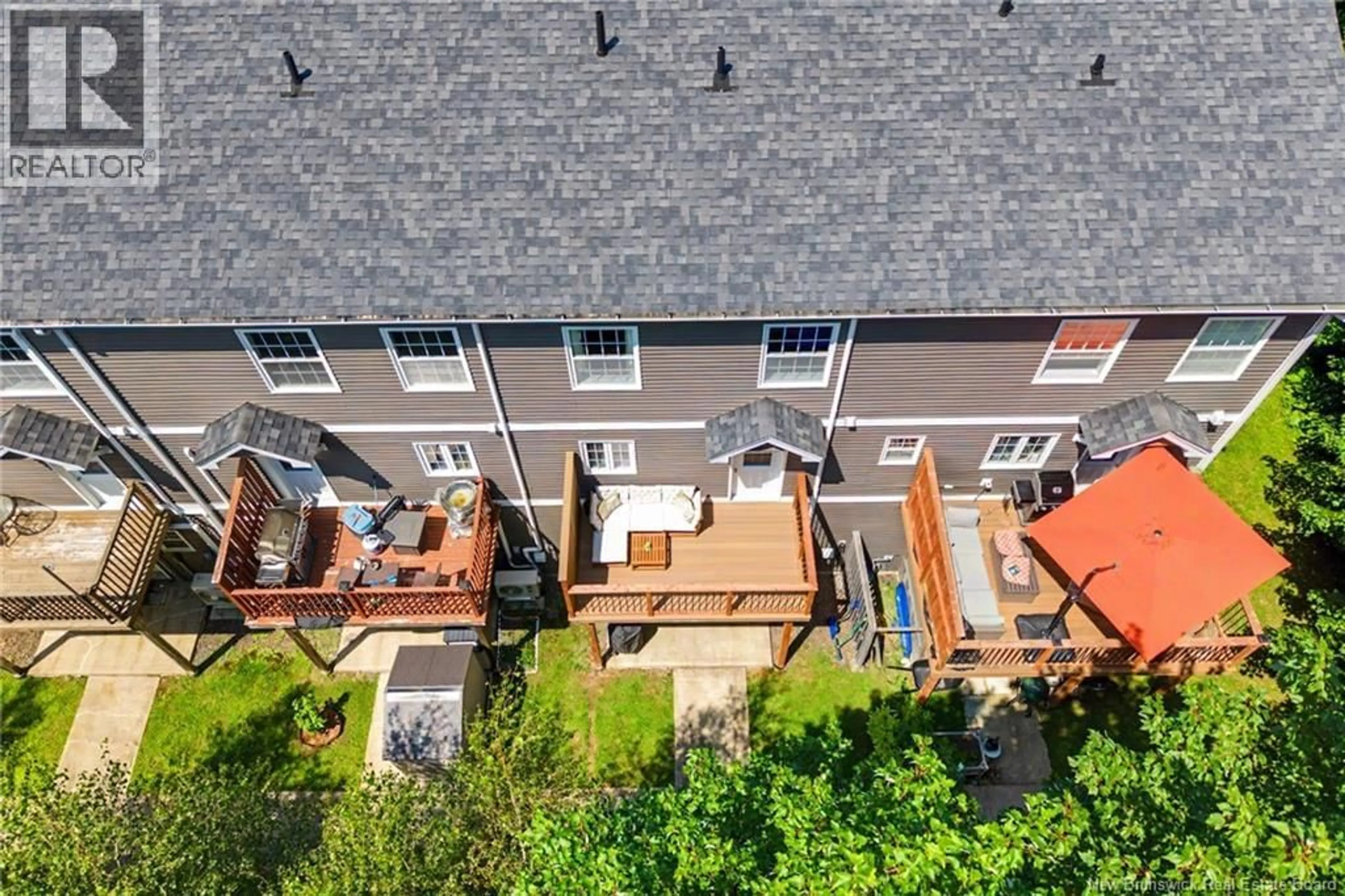 A pic from outside/outdoor area/front of a property/back of a property/a pic from drone, city buildings view from balcony for 202 JAMES STREET, Fredericton New Brunswick E3G0N8