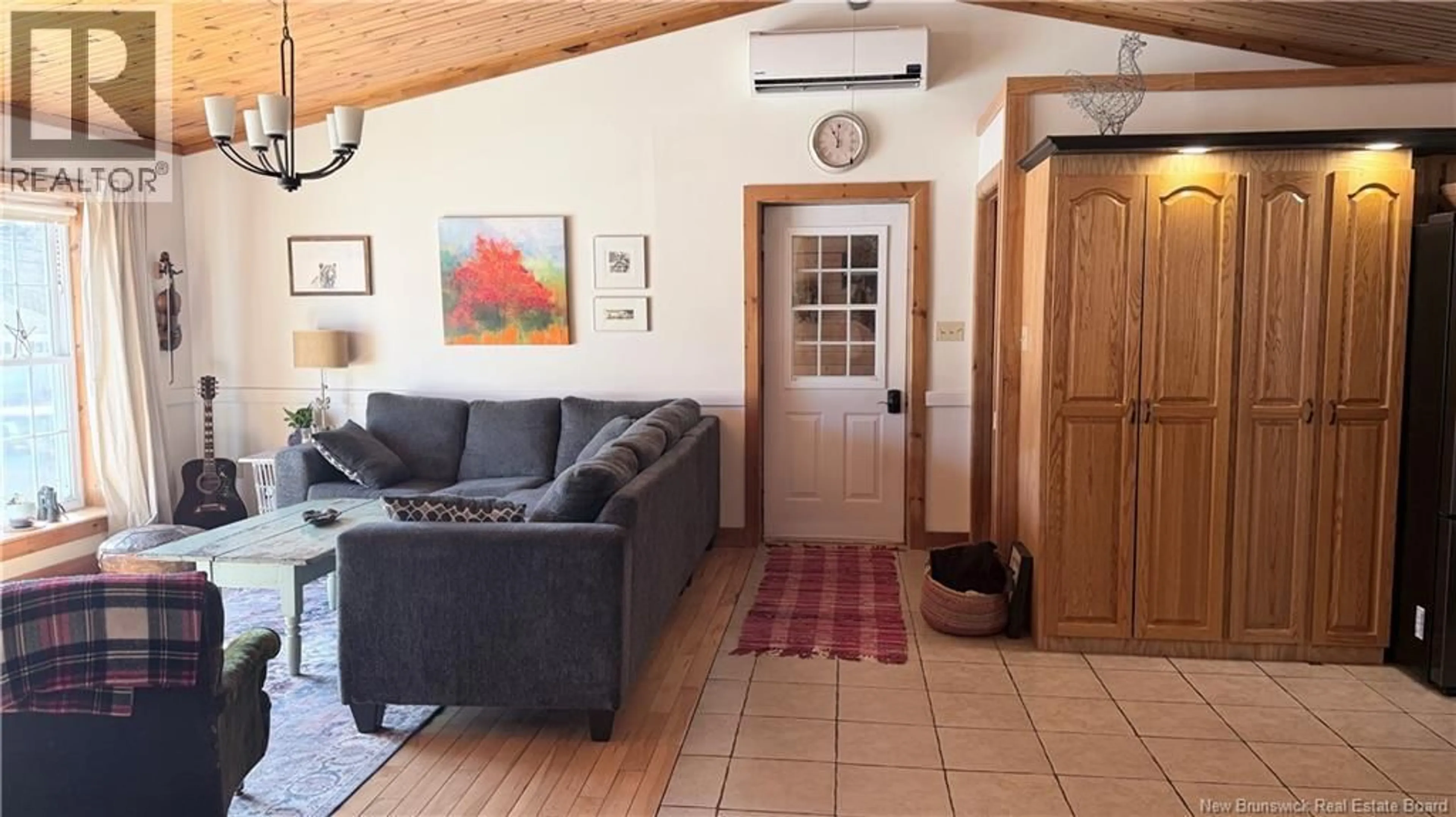 Living room with furniture, unknown for 217 BARRETT, Perth-Andover New Brunswick E7H1E1