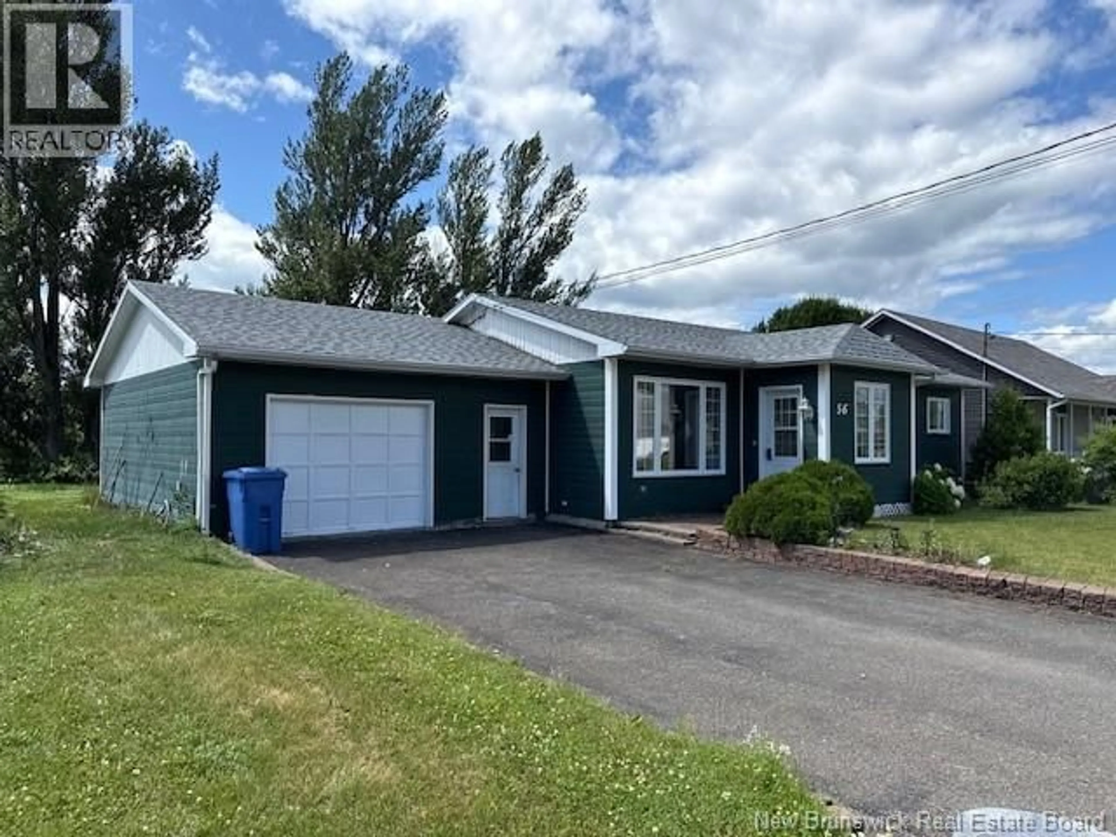 Home with vinyl exterior material, street for 56 FAIRVIEW STREET, Atholville New Brunswick E3N4L3