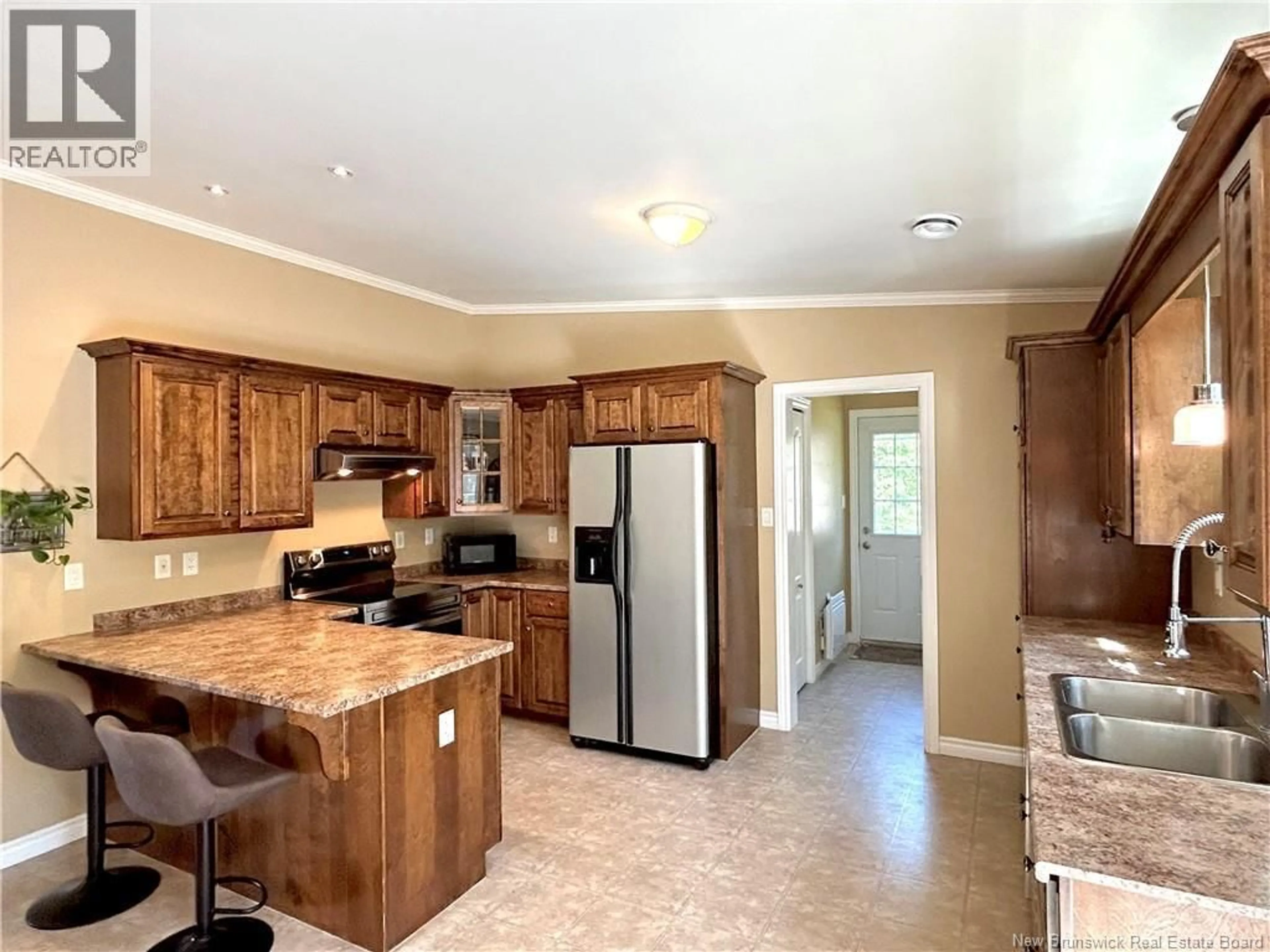 Open concept kitchen, ceramic/tile floor for 68 SCHOONER POINT ROAD, Napan New Brunswick E1N4V6