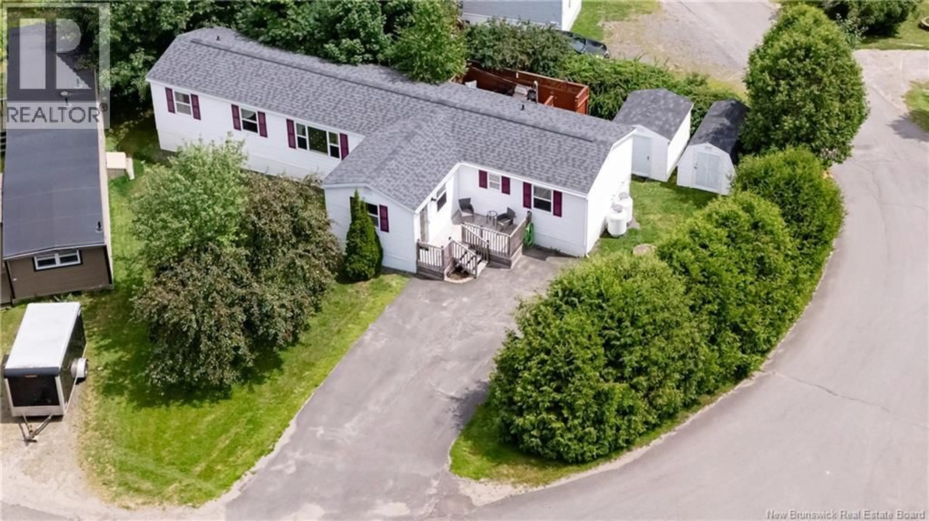 A pic from outside/outdoor area/front of a property/back of a property/a pic from drone, street for 37 KELLYS DRIVE, Fredericton New Brunswick E3B7R1