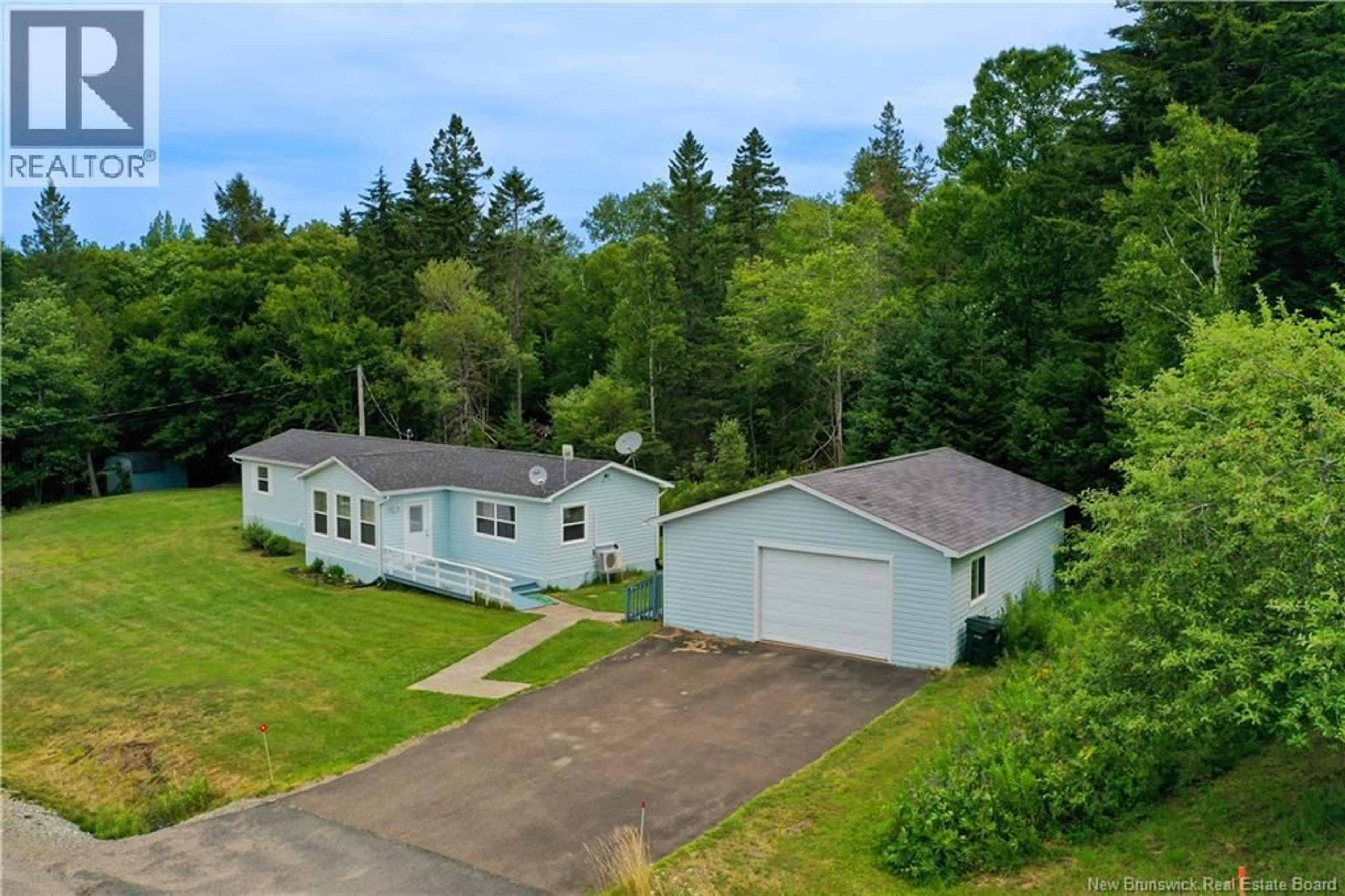 A pic from outside/outdoor area/front of a property/back of a property/a pic from drone, unknown for 49 PUMPKIN HILL ROAD, Nauwigewauk New Brunswick E5N8B3