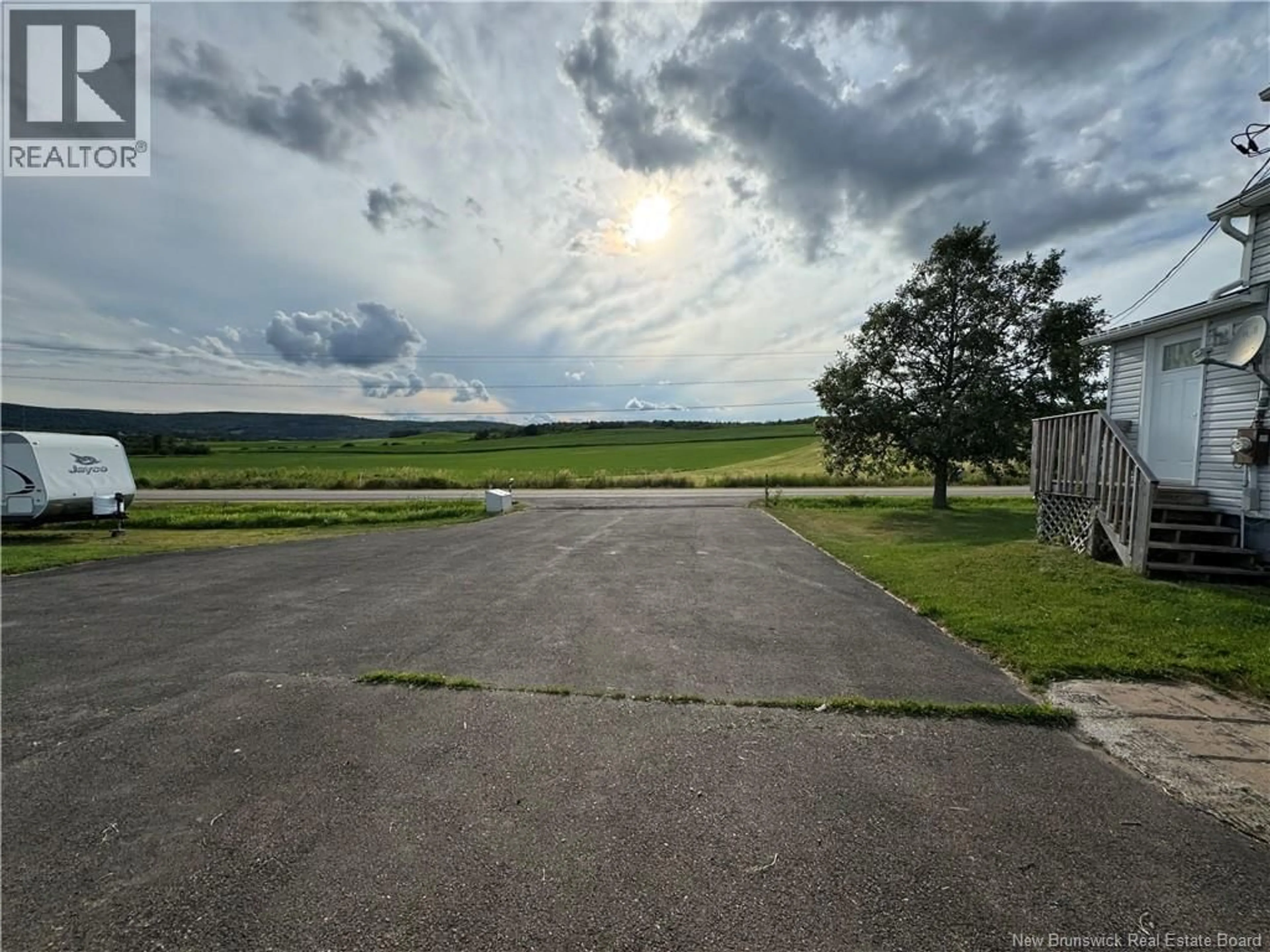 A pic from outside/outdoor area/front of a property/back of a property/a pic from drone, mountain view for 6718 ROUTE 111, New Line Road New Brunswick E4E4S5