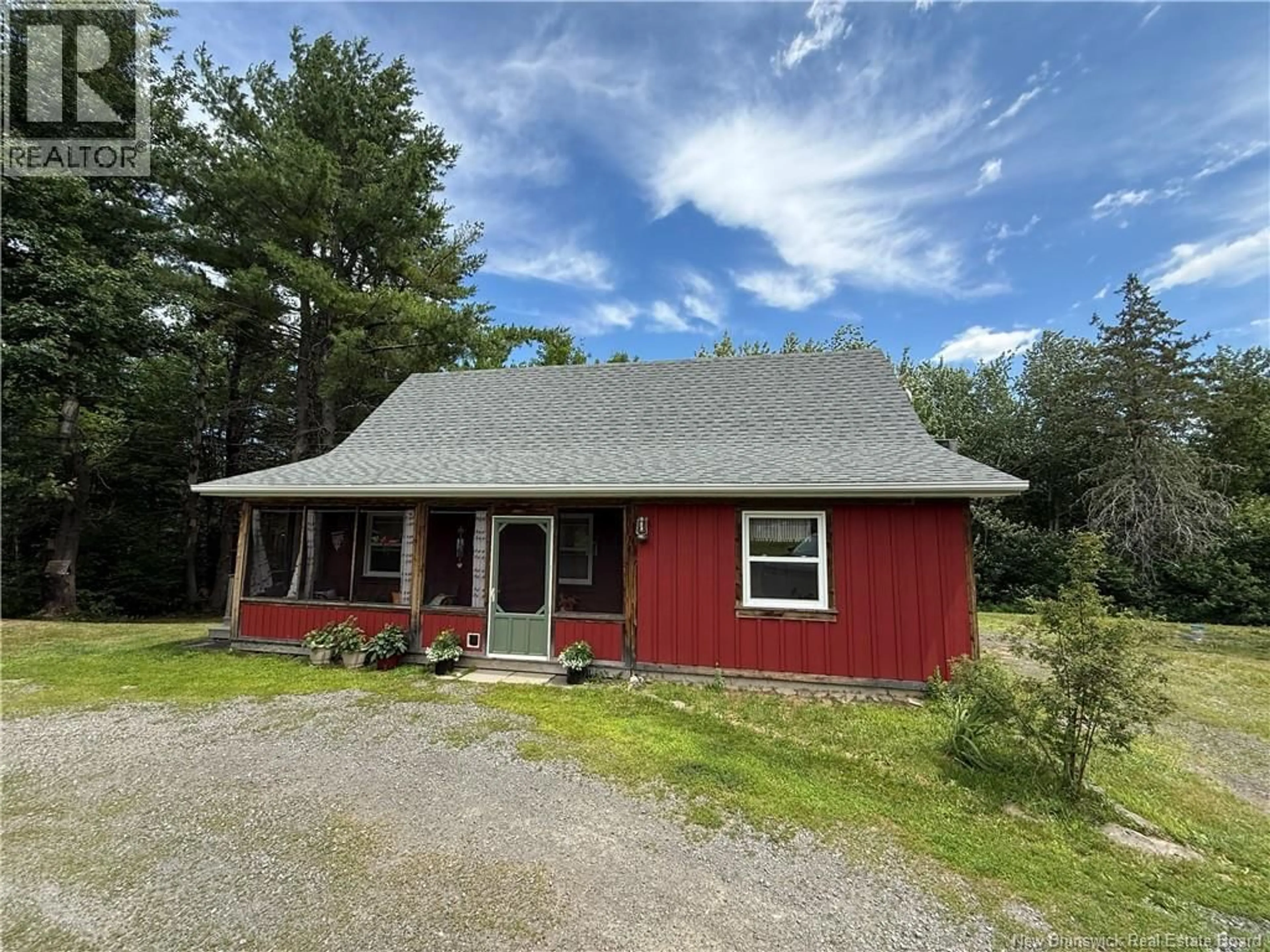 A pic from outside/outdoor area/front of a property/back of a property/a pic from drone, unknown for 39 BLOC 14 LANE, Acadieville New Brunswick E4Y1M2
