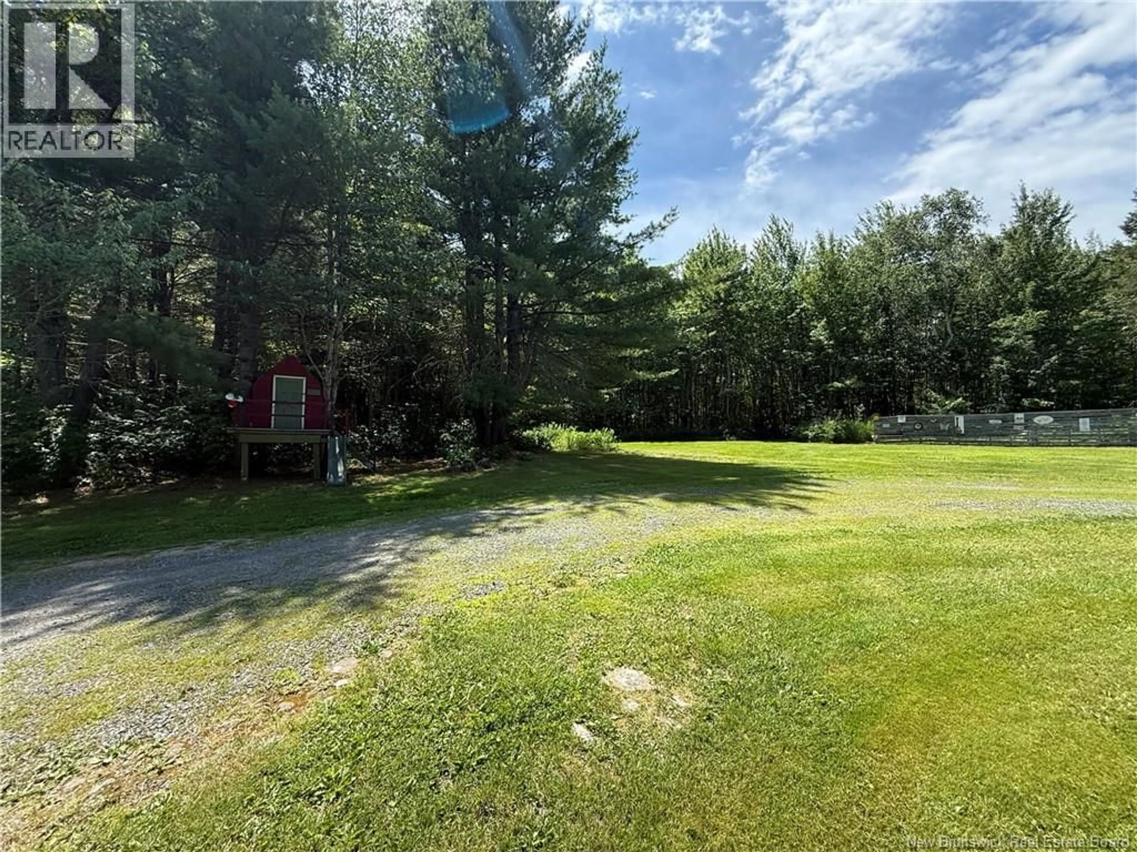 A pic from outside/outdoor area/front of a property/back of a property/a pic from drone, forest/trees view for 39 BLOC 14 LANE, Acadieville New Brunswick E4Y1M2