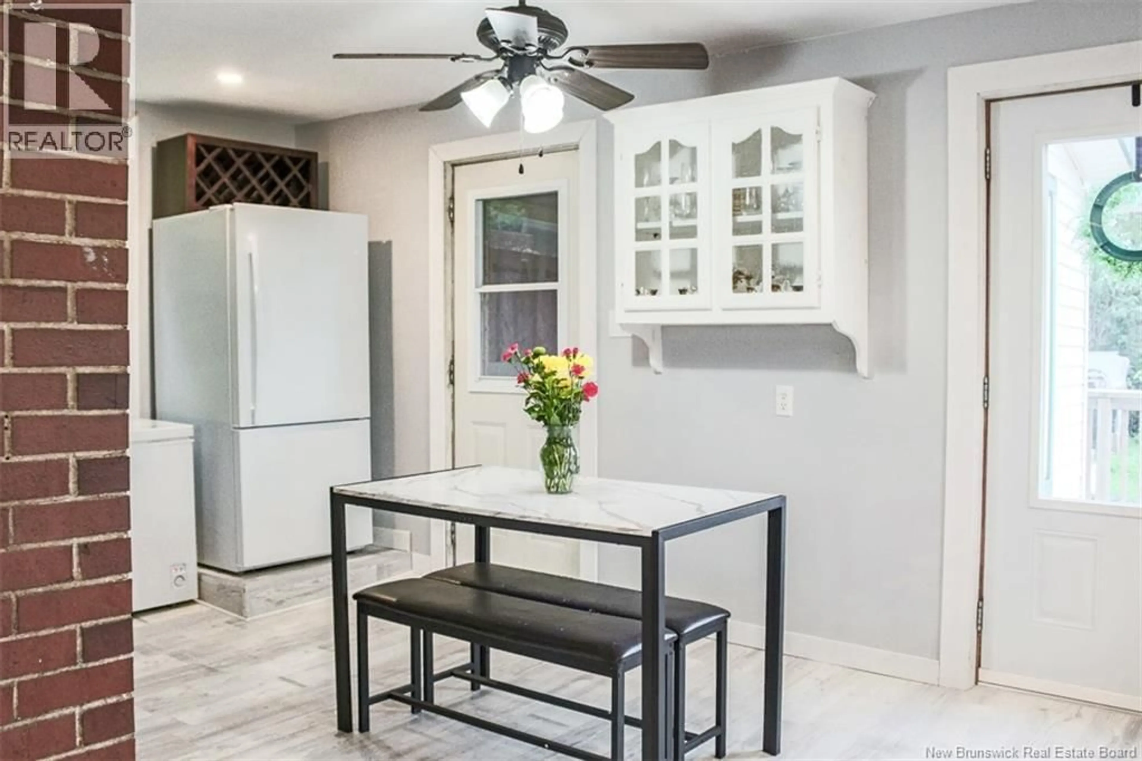 Open concept kitchen, ceramic/tile floor for 143 PASSEKEAG ROAD, Passekeag New Brunswick E5N7N8