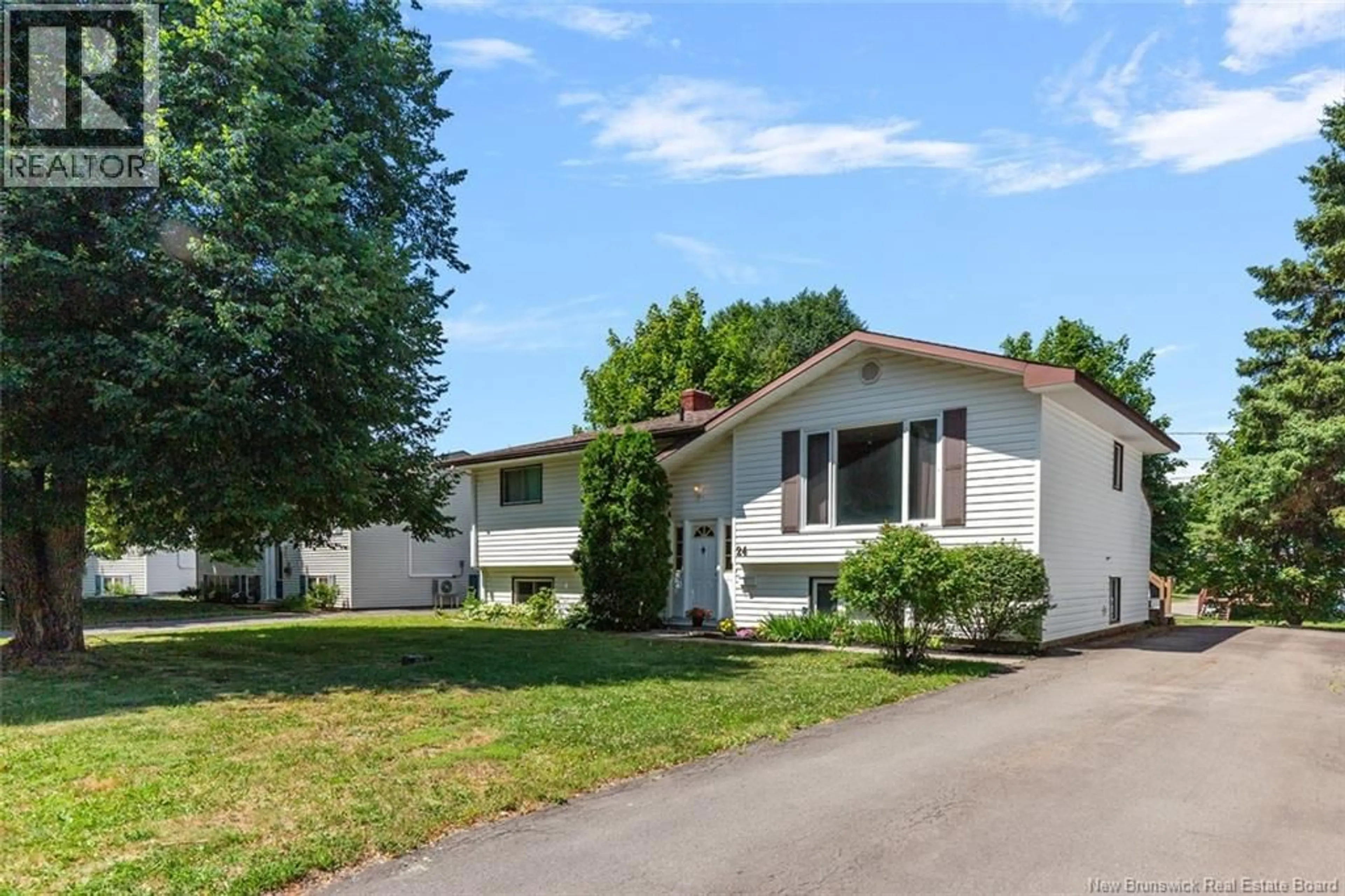 Home with vinyl exterior material, street for 24 BREWSTER STREET, Riverview New Brunswick E1B3M8