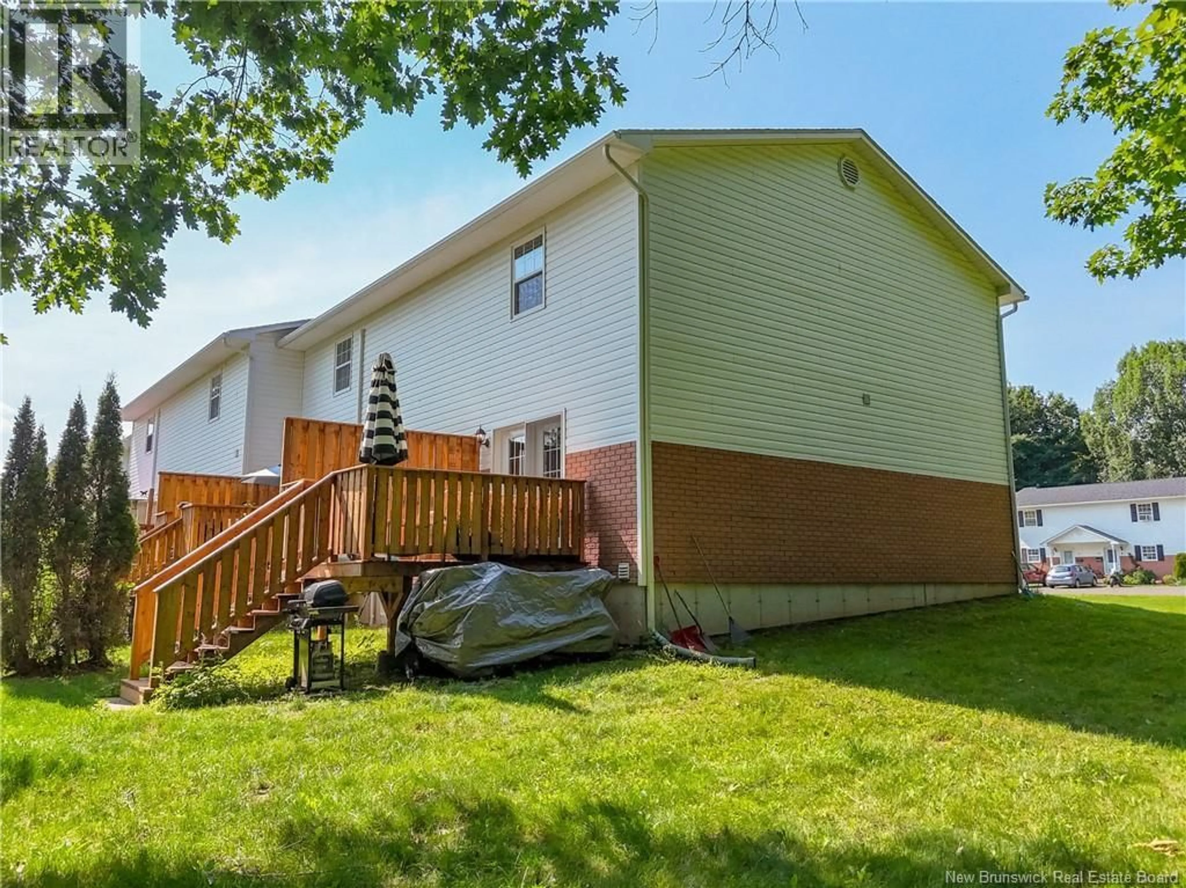Home with vinyl exterior material, street for 9 - 175 RIVERSIDE DRIVE DRIVE, Fredericton New Brunswick E3A6R1
