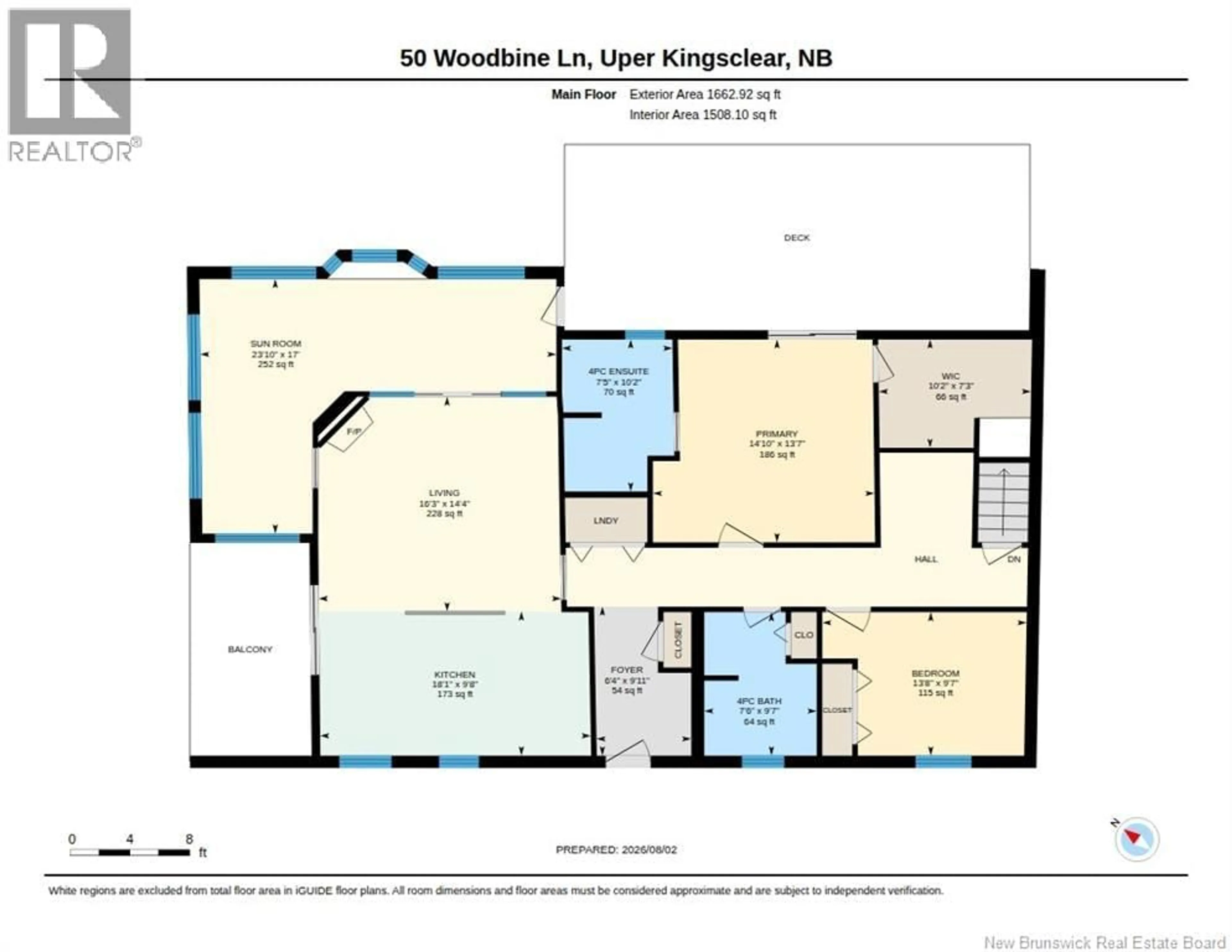 Floor plan for 50 WOODBINE LANE, Upper Kingsclear New Brunswick E3E1S1