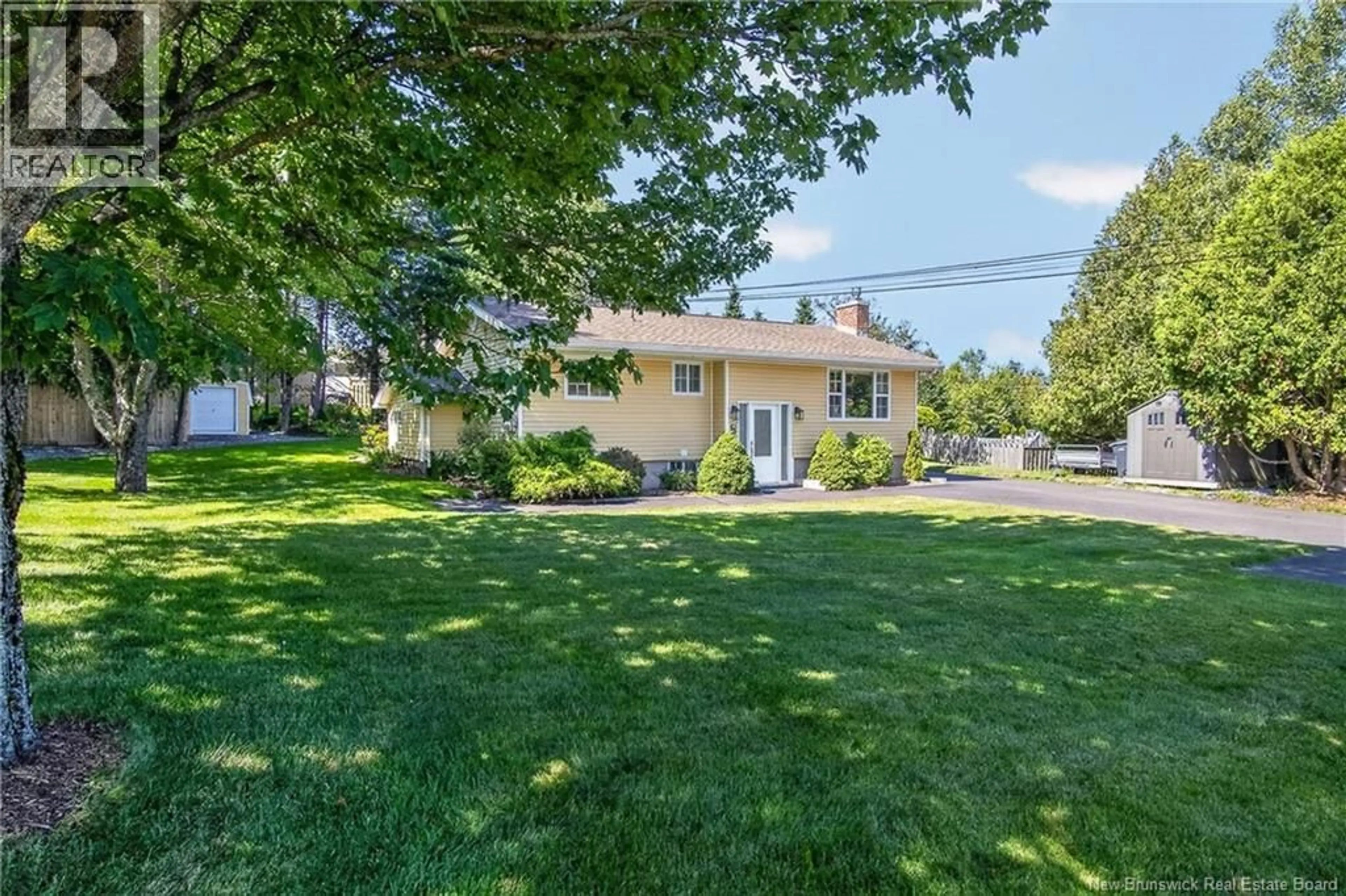 A pic from outside/outdoor area/front of a property/back of a property/a pic from drone, street for 8 PARKDALE AVENUE, Rothesay New Brunswick E2E4W2
