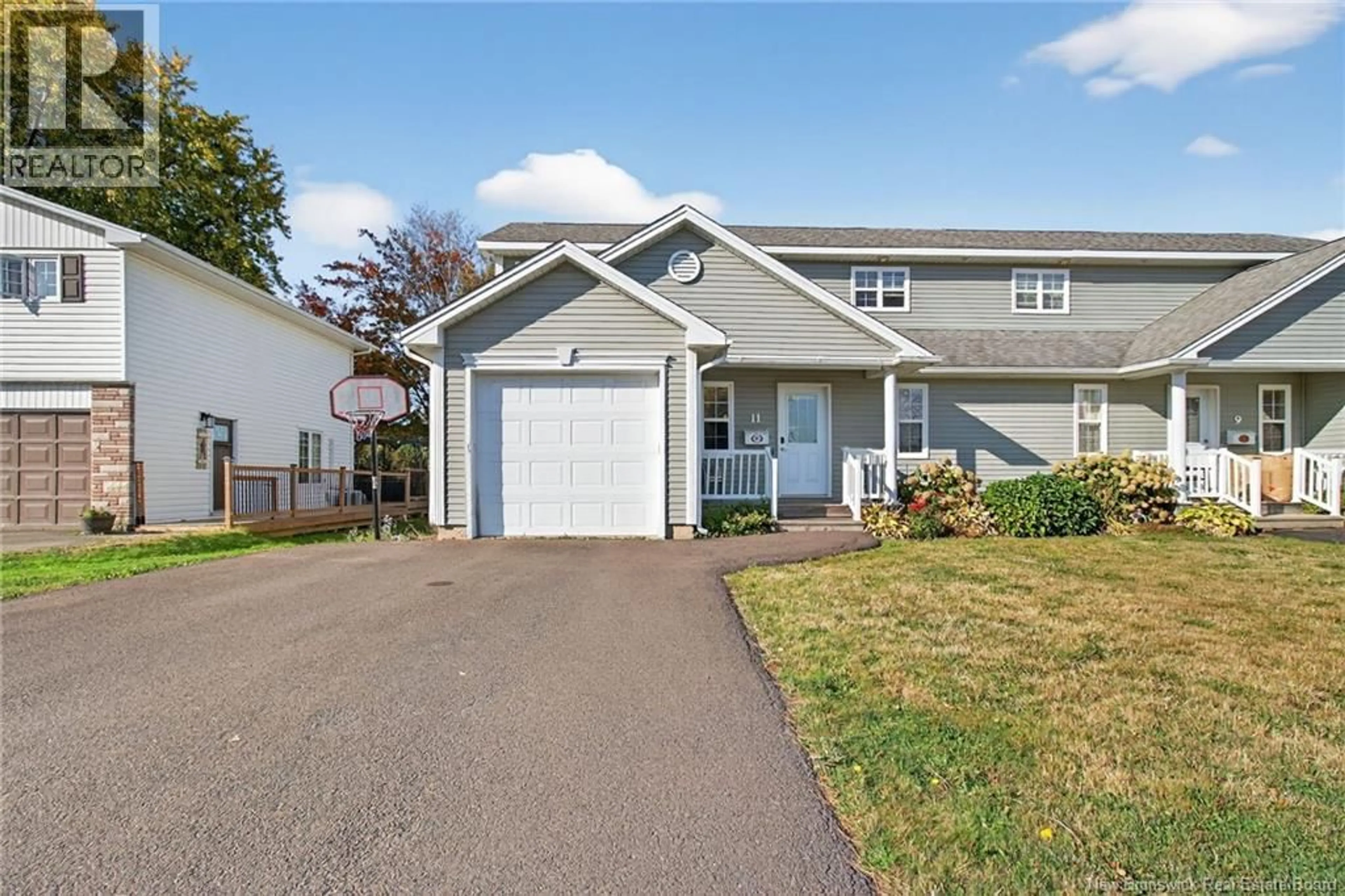 Home with vinyl exterior material, street for 11 WILSON ROAD, Riverview New Brunswick E1B2V9