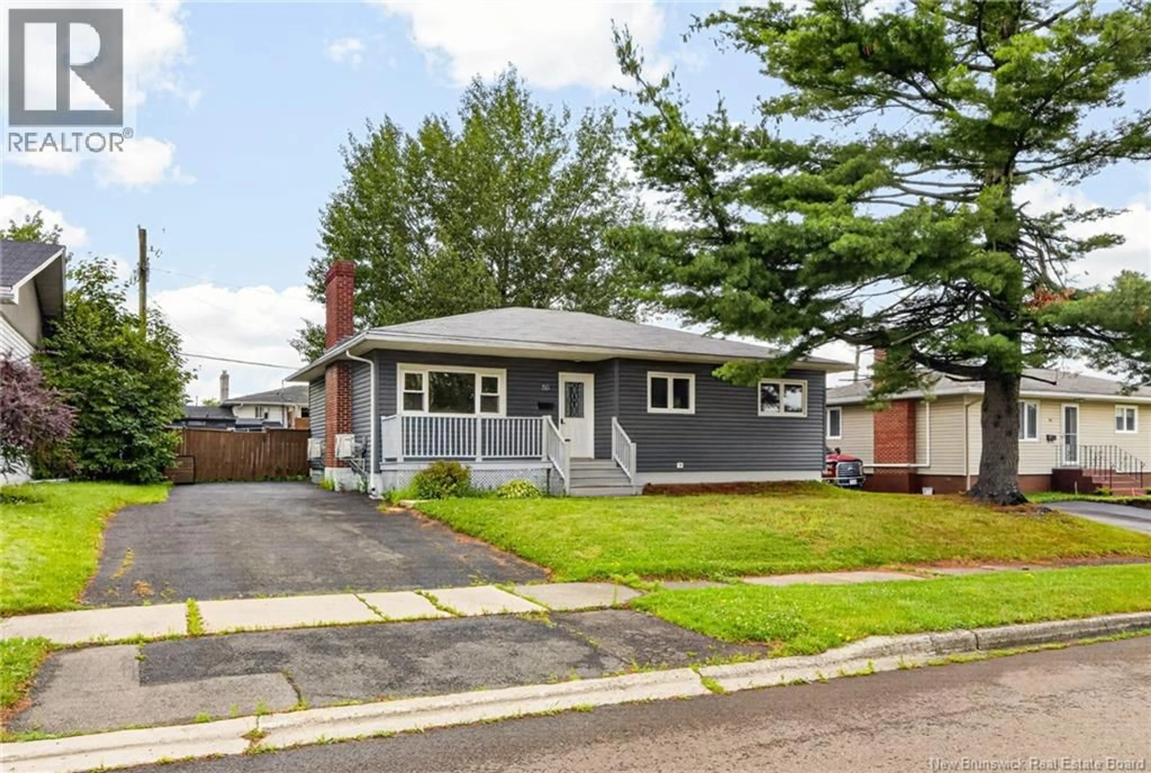 Home with vinyl exterior material, street for 86 POIRIER DRIVE, Moncton New Brunswick E1C7R8