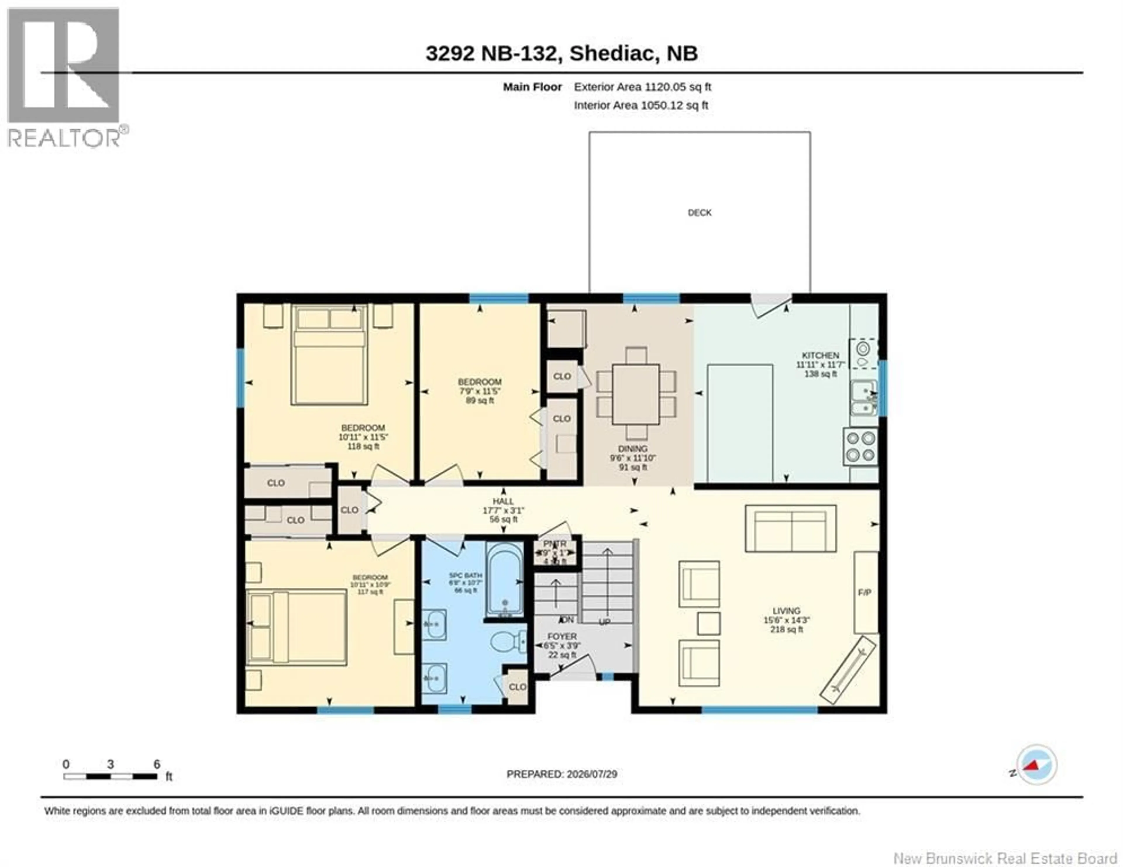 Floor plan for 3292 ROUTE 132, Scoudouc New Brunswick E4P3S1