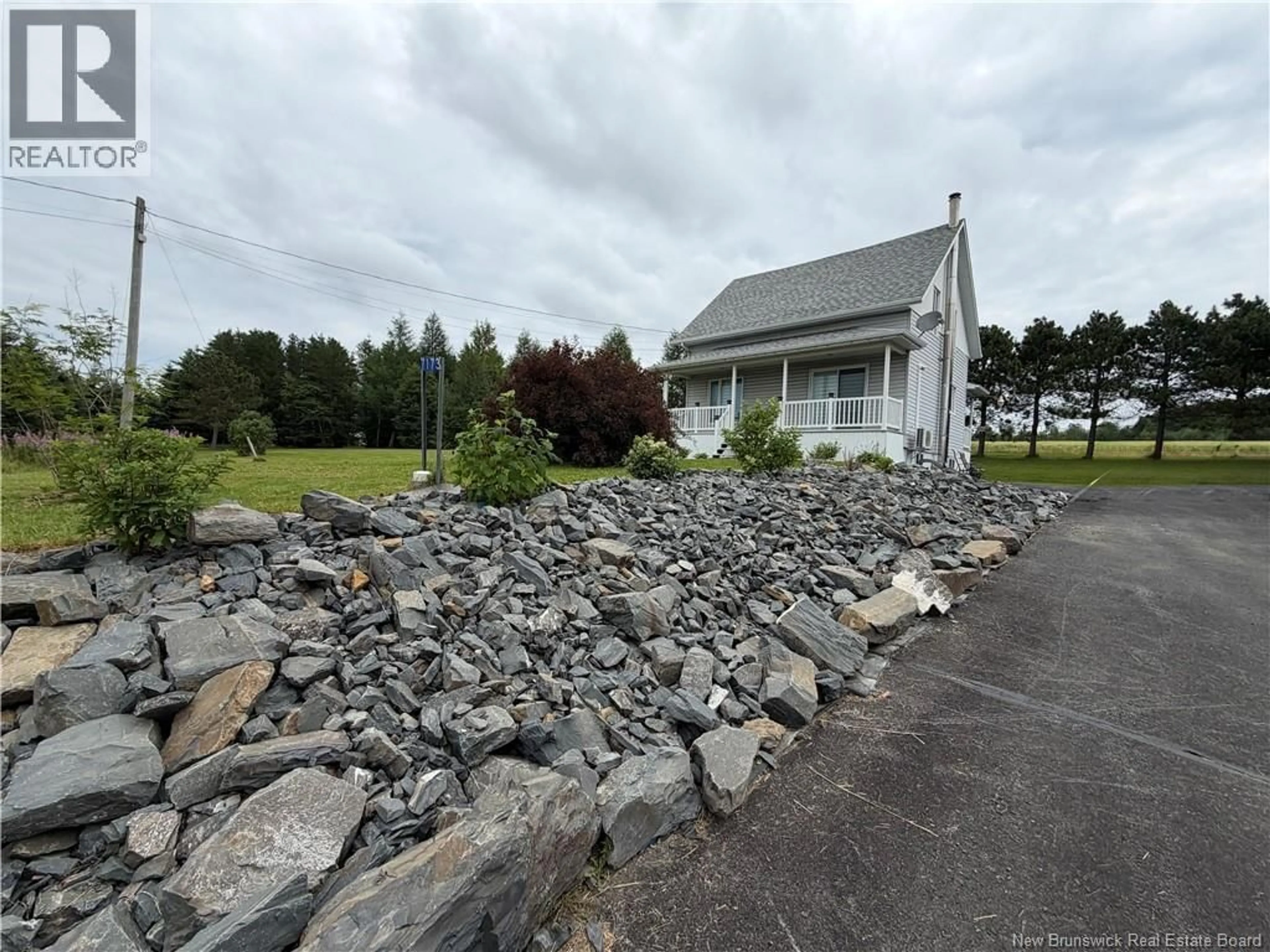 A pic from outside/outdoor area/front of a property/back of a property/a pic from drone, unknown for 7173 RTE 17, Kedgwick New Brunswick E8B1W4