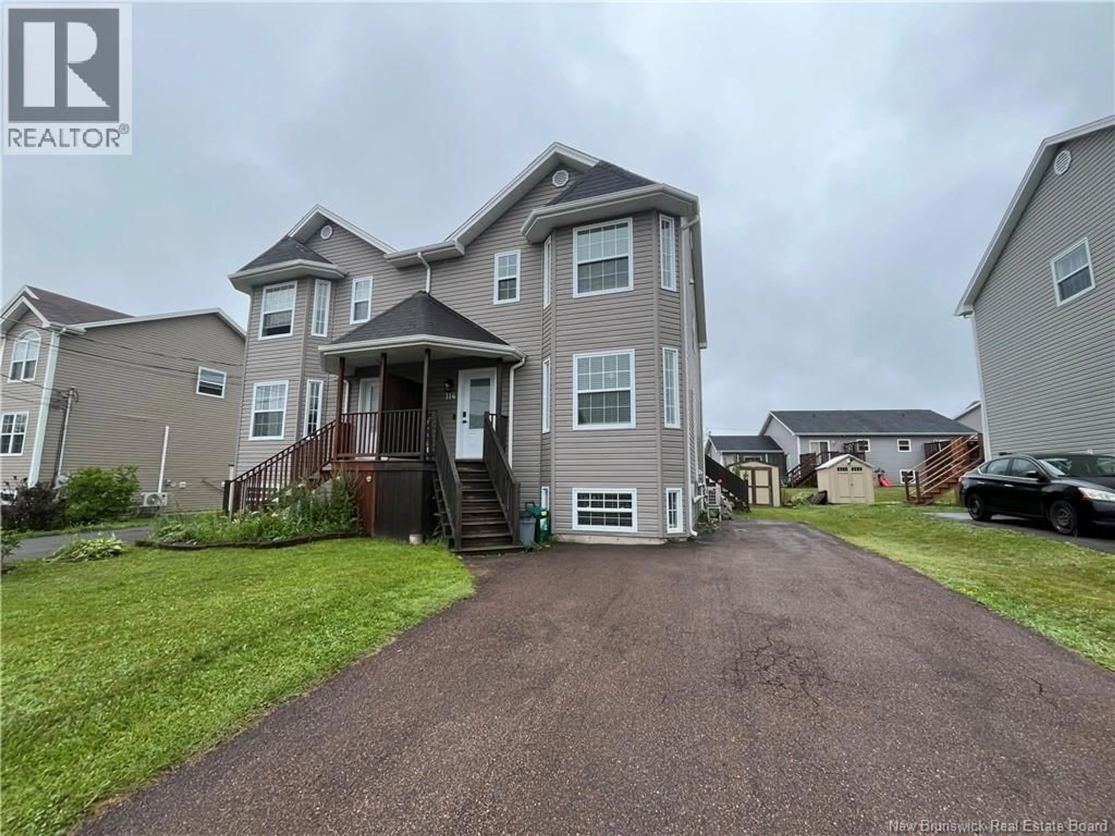 Home with vinyl exterior material, street for 114 CORIANDER STREET, Moncton New Brunswick E1G0R8