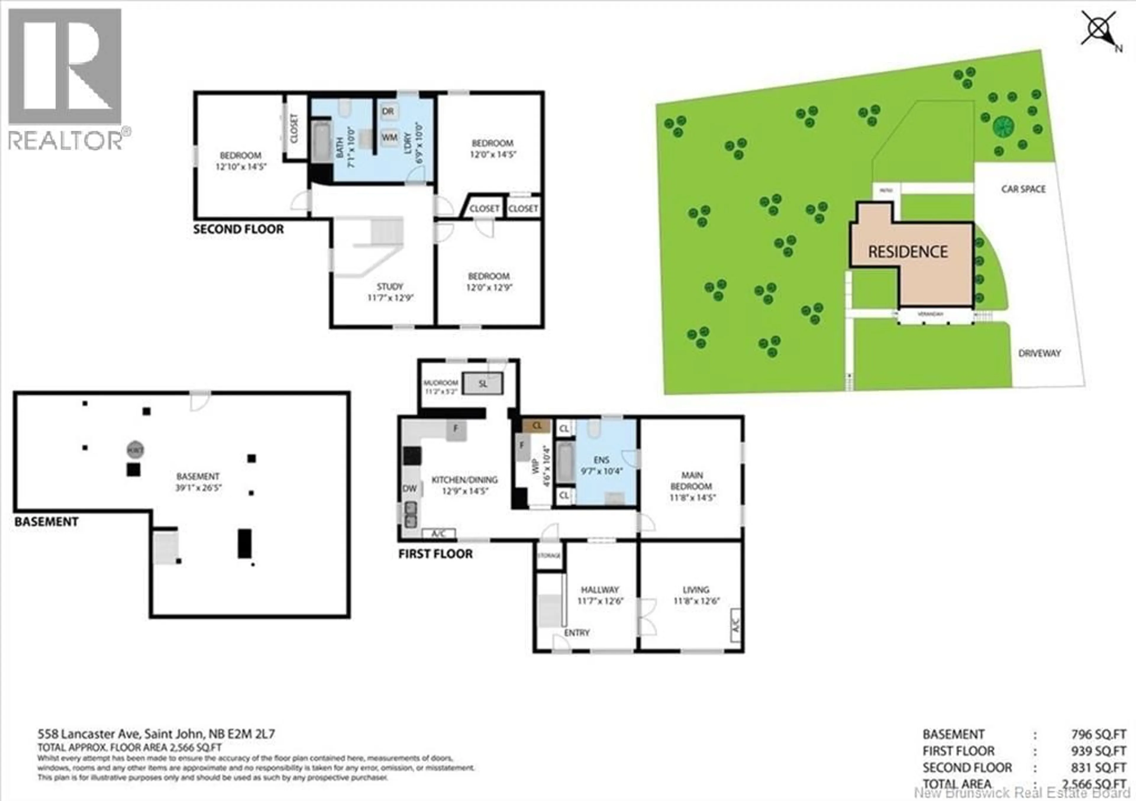 Floor plan for 558 LANCASTER AVENUE, Saint John New Brunswick E2M2L7