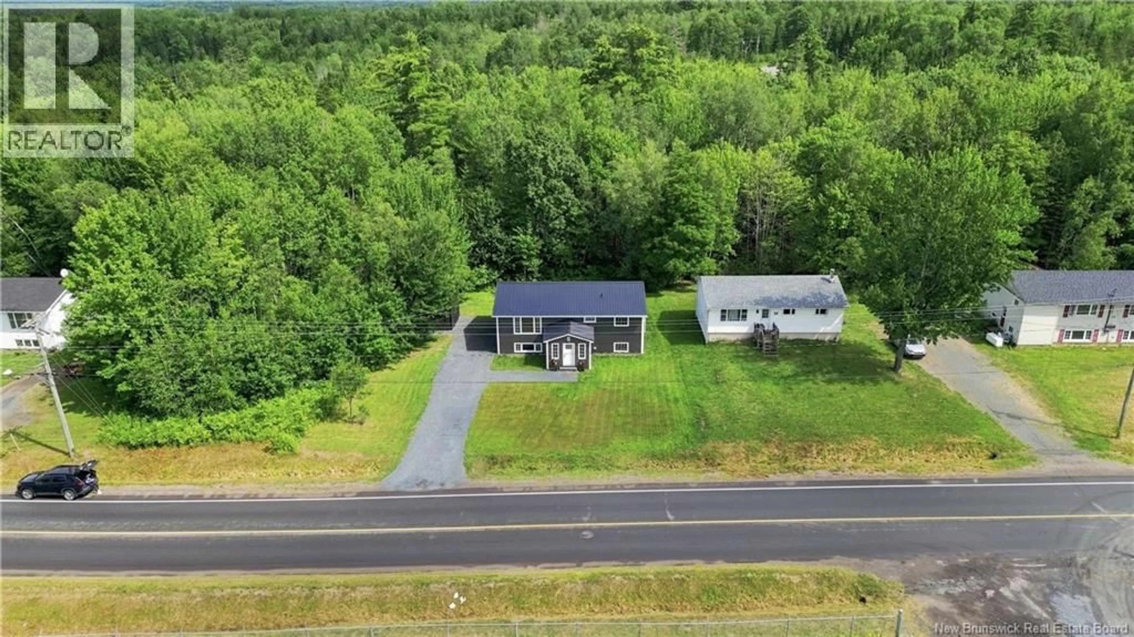 A pic from outside/outdoor area/front of a property/back of a property/a pic from drone, unknown for 156 WILSEY ROAD, Fredericton Junction New Brunswick E3B5J1