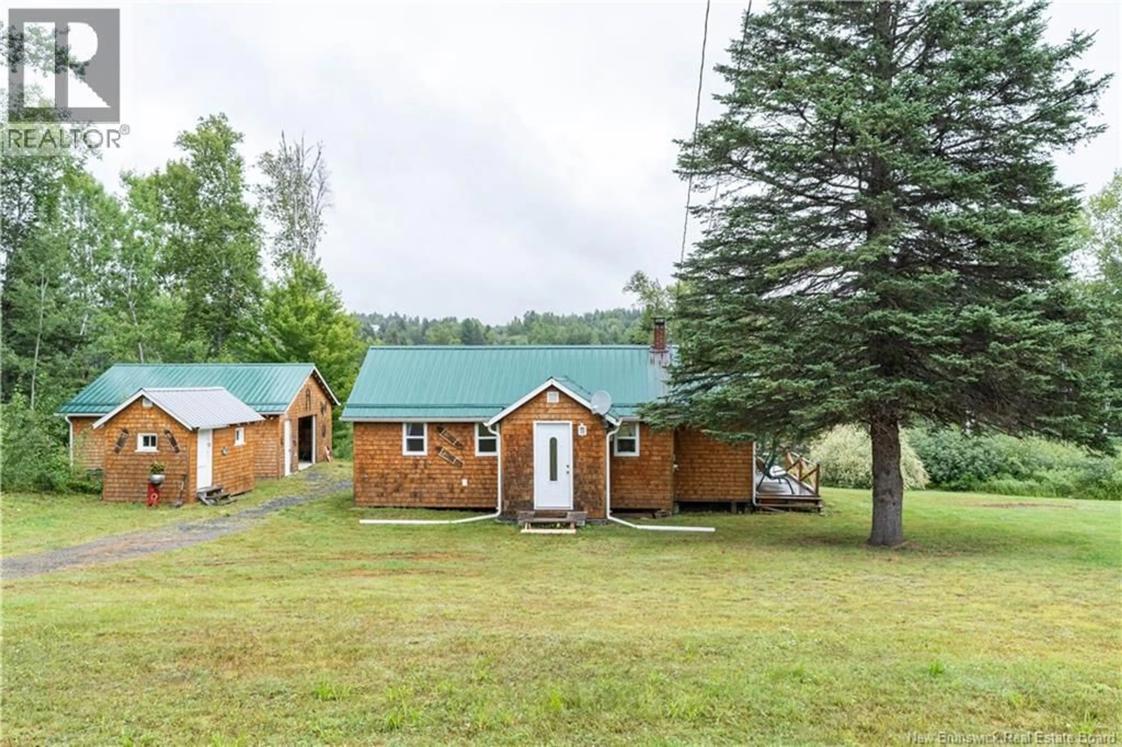 A pic from outside/outdoor area/front of a property/back of a property/a pic from drone, unknown for 475 ROUTE 118, Gray Rapids New Brunswick E4G2B2