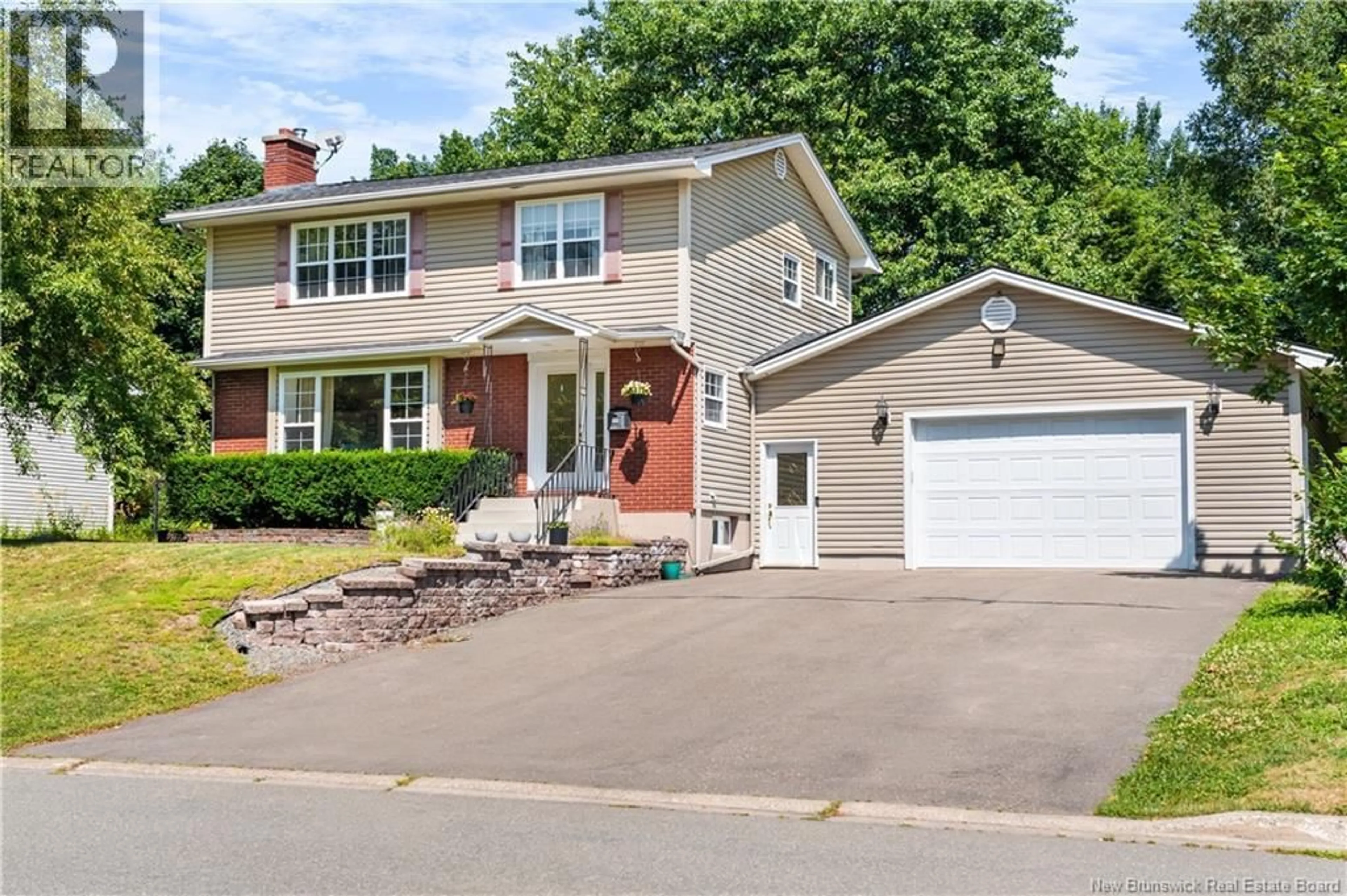 Home with vinyl exterior material, street for 332 MCALLISTER ROAD, Riverview New Brunswick E1B1V1