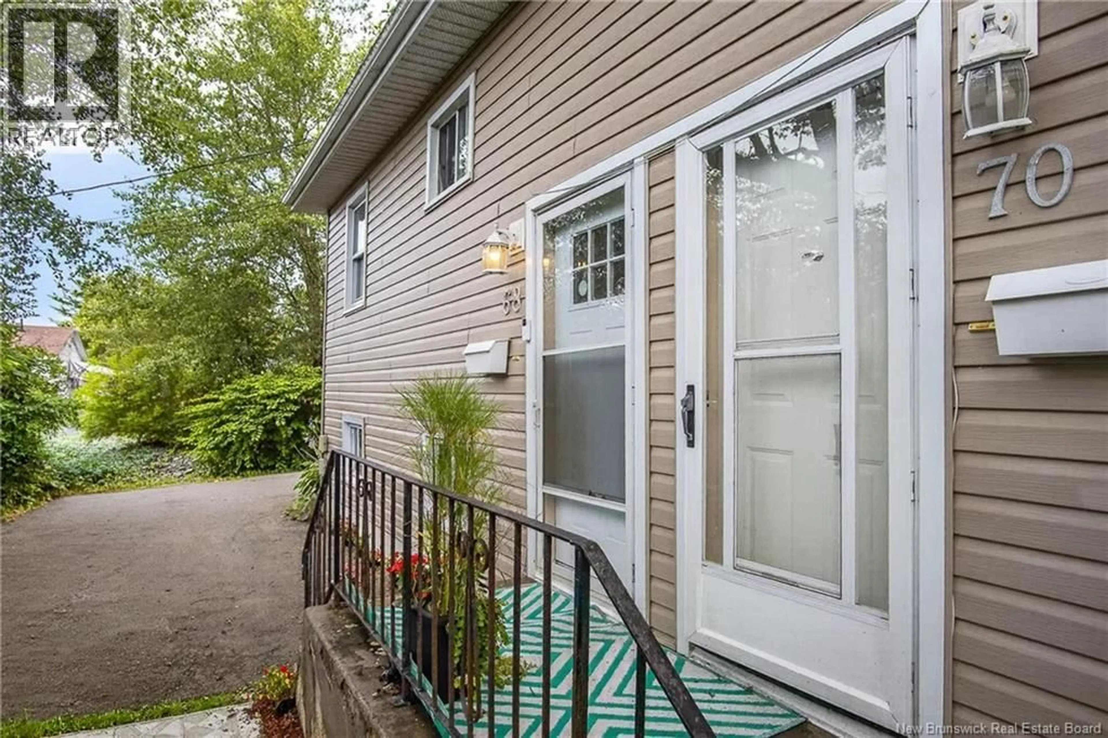 Patio, street for 68-70 BELGIAN ROAD, Saint John New Brunswick E2H2A8