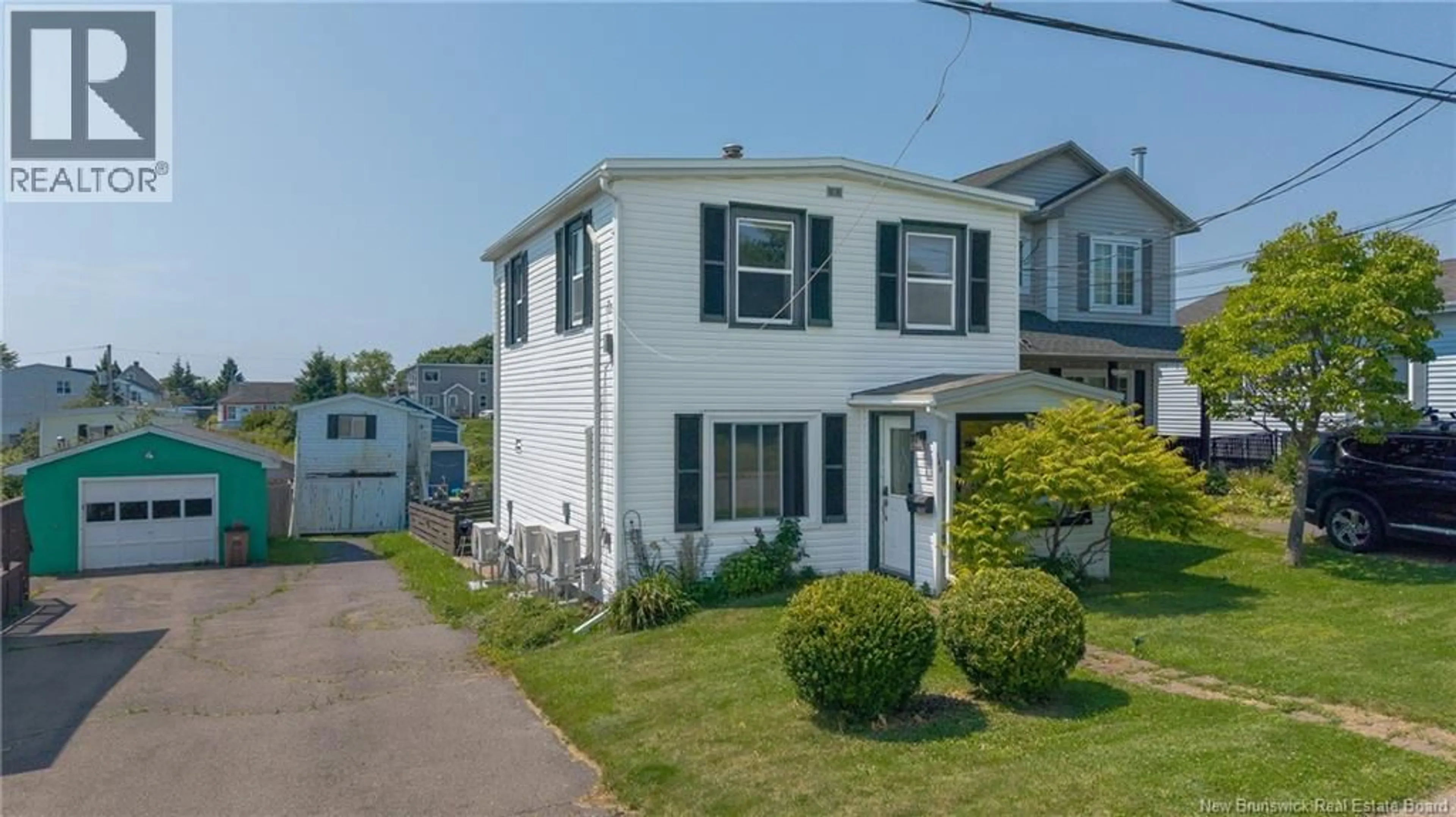 A pic from outside/outdoor area/front of a property/back of a property/a pic from drone, street for 148 BELLEVUE STREET, Saint John New Brunswick E2J1L7