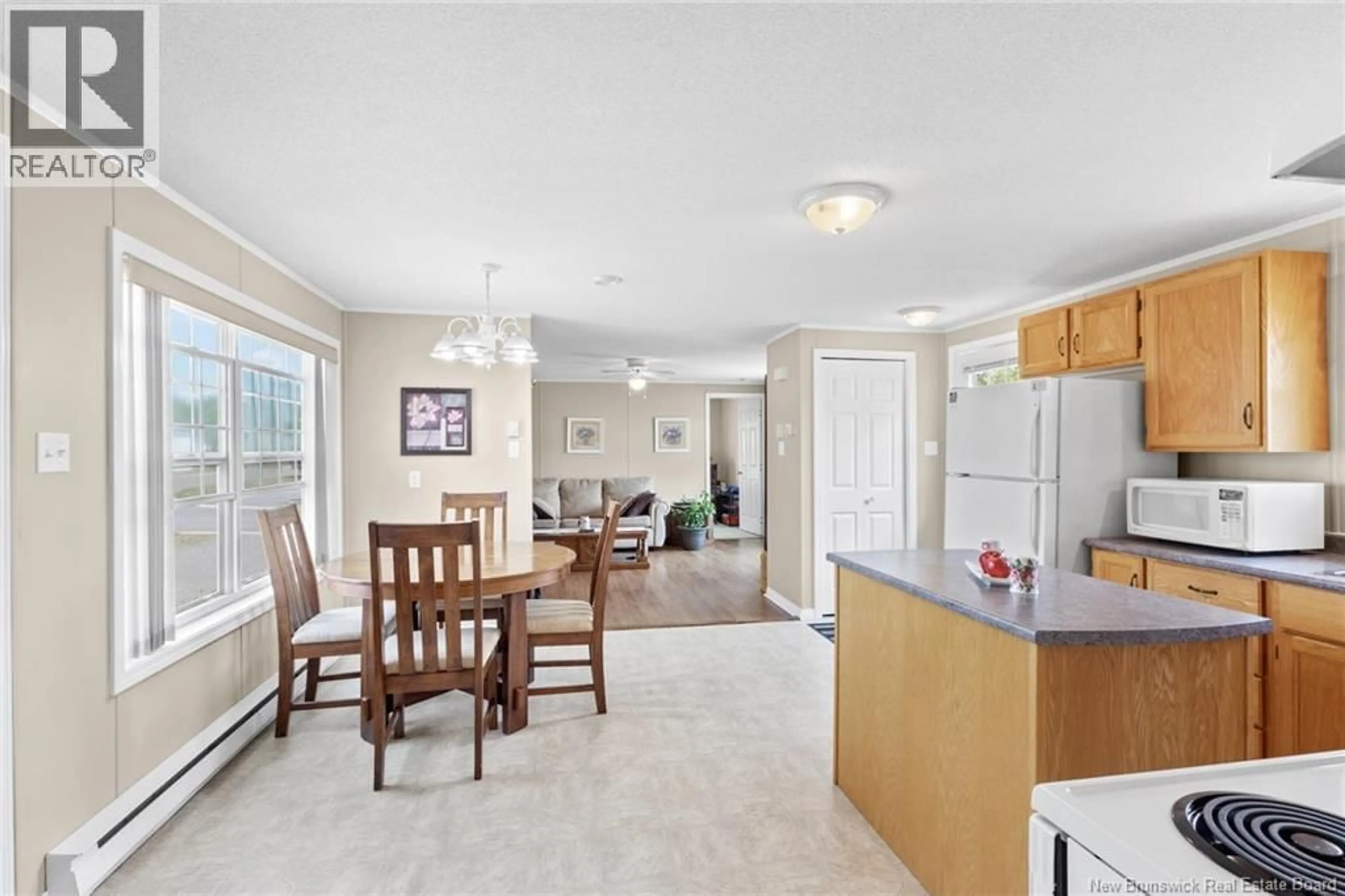 Open concept kitchen, ceramic/tile floor for 110 JACOB STREET, Fredericton New Brunswick E3G0M7