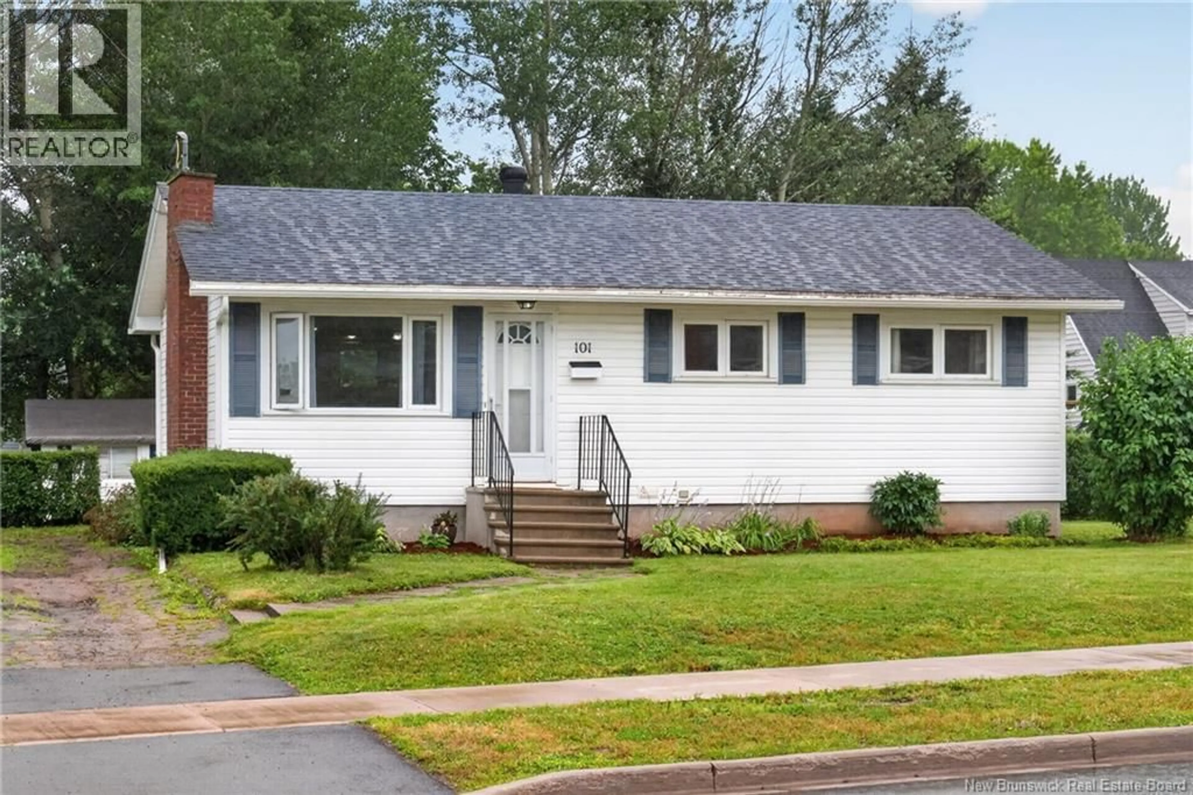 Home with vinyl exterior material, street for 101 BIRCHMOUNT DRIVE, Moncton New Brunswick E1C8E5