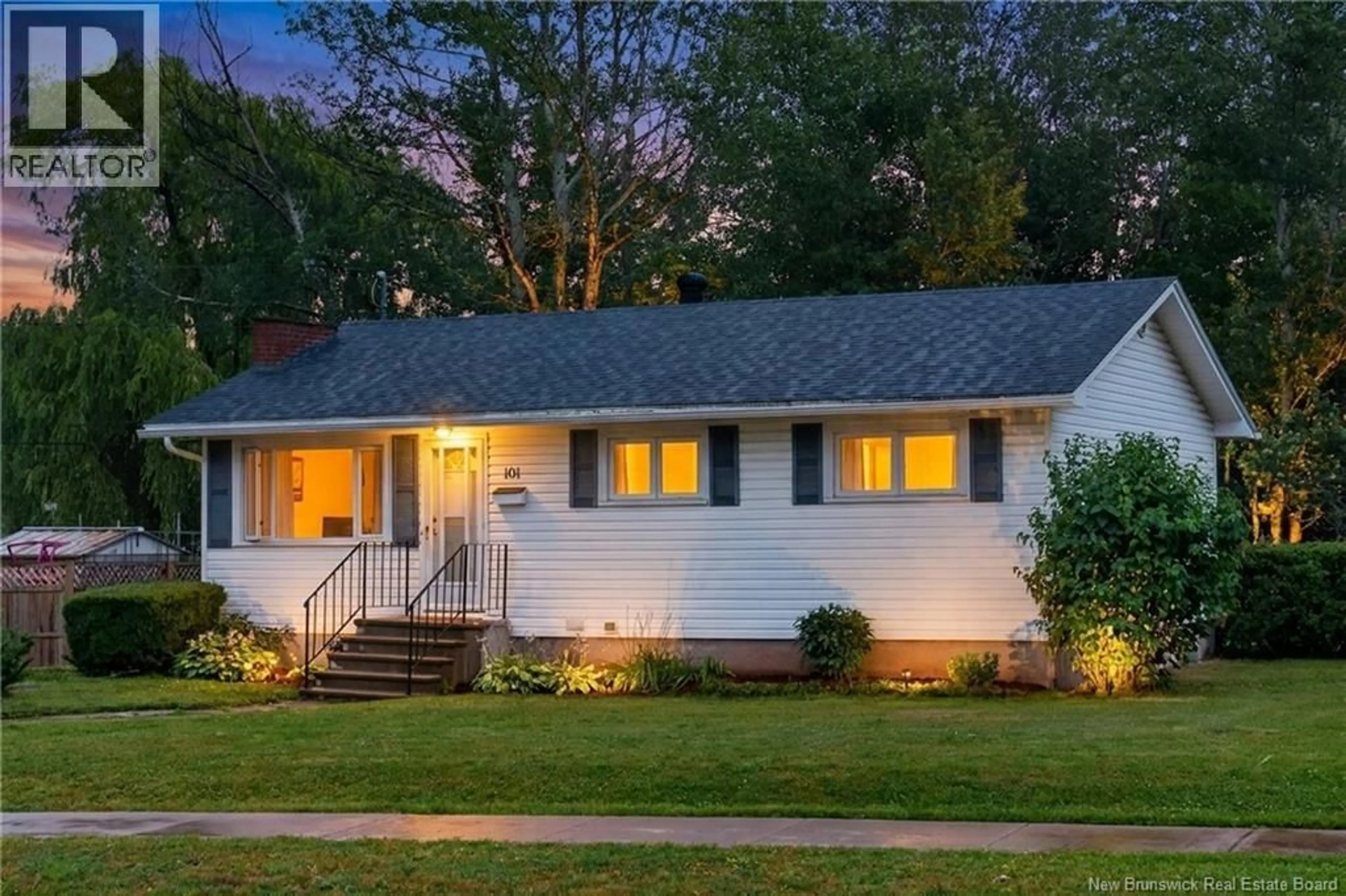 Home with vinyl exterior material, street for 101 BIRCHMOUNT DRIVE, Moncton New Brunswick E1C8E5