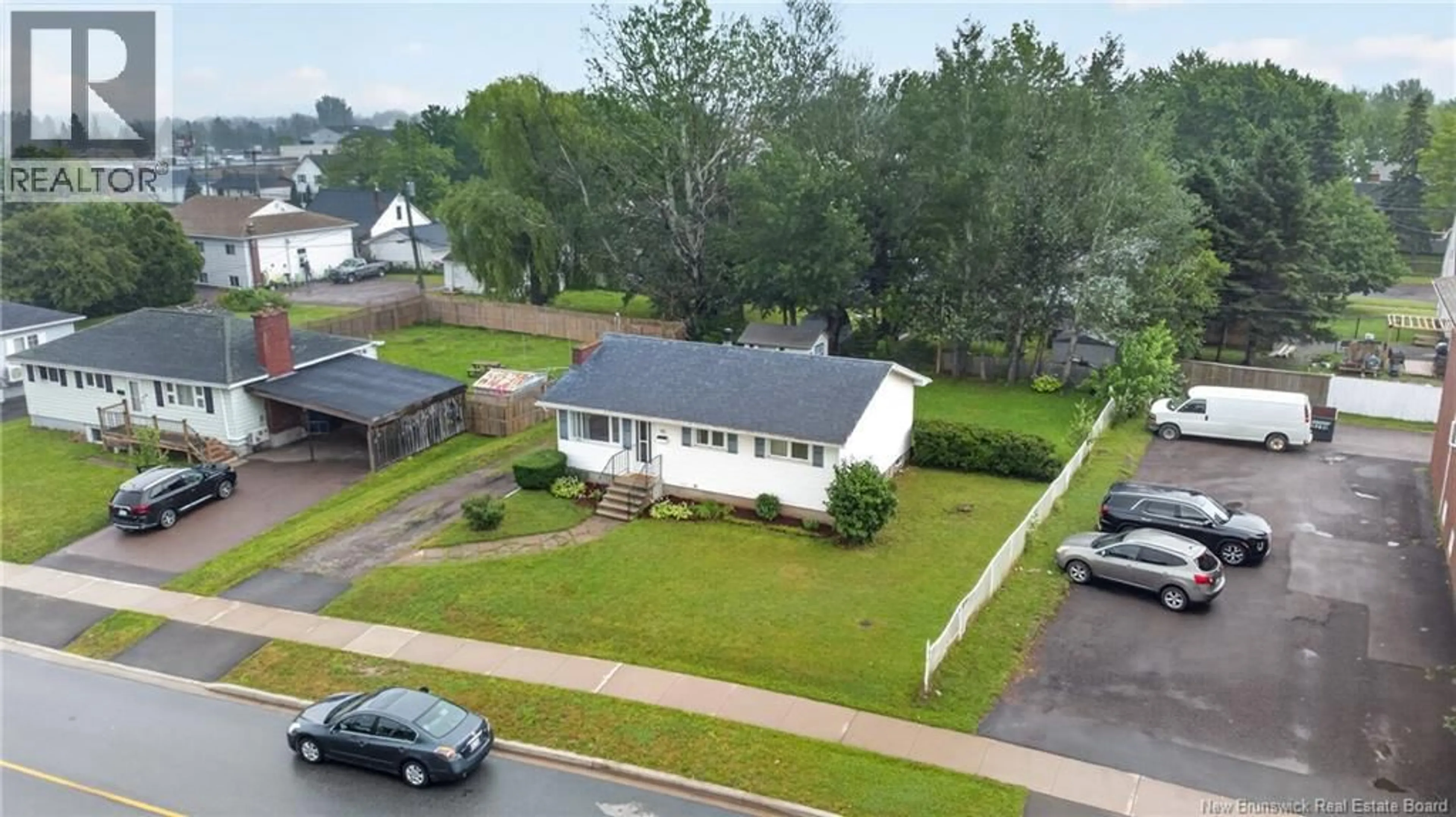 A pic from outside/outdoor area/front of a property/back of a property/a pic from drone, street for 101 BIRCHMOUNT DRIVE, Moncton New Brunswick E1C8E5