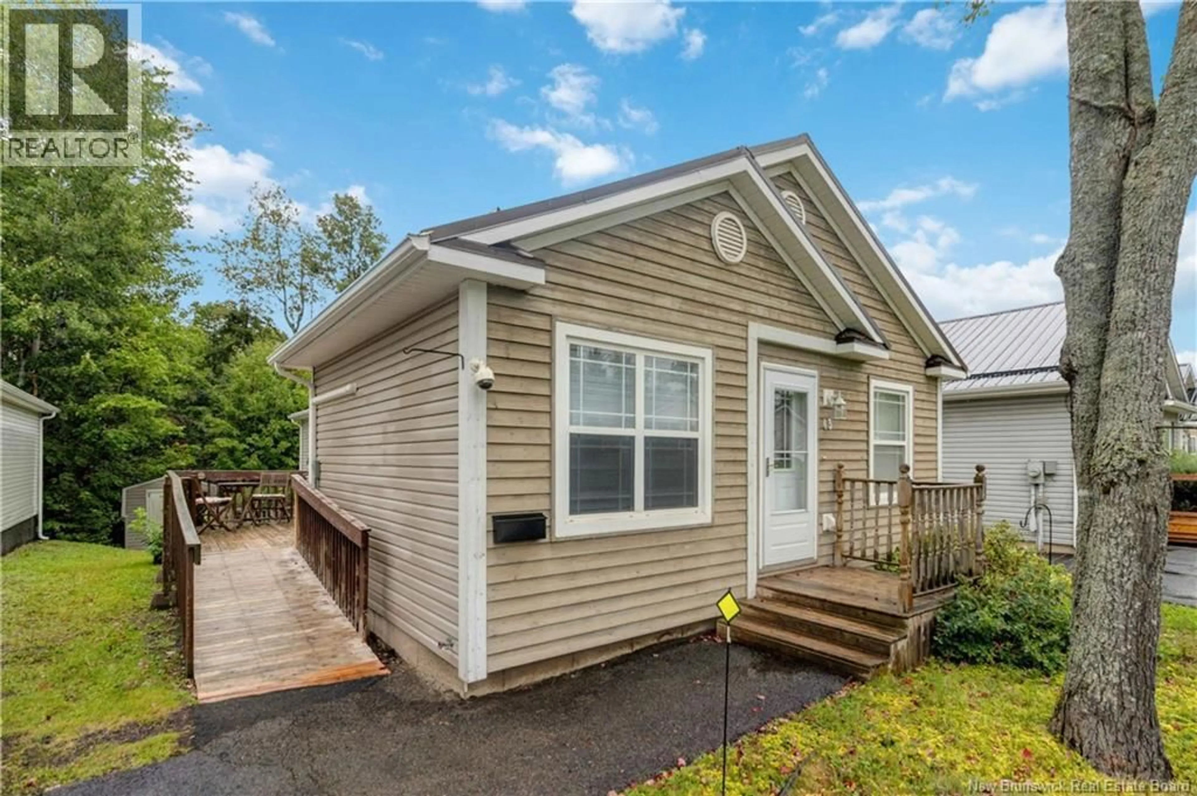 Home with vinyl exterior material, street for 43 SEQUOIA DRIVE, Moncton New Brunswick E1E0A1
