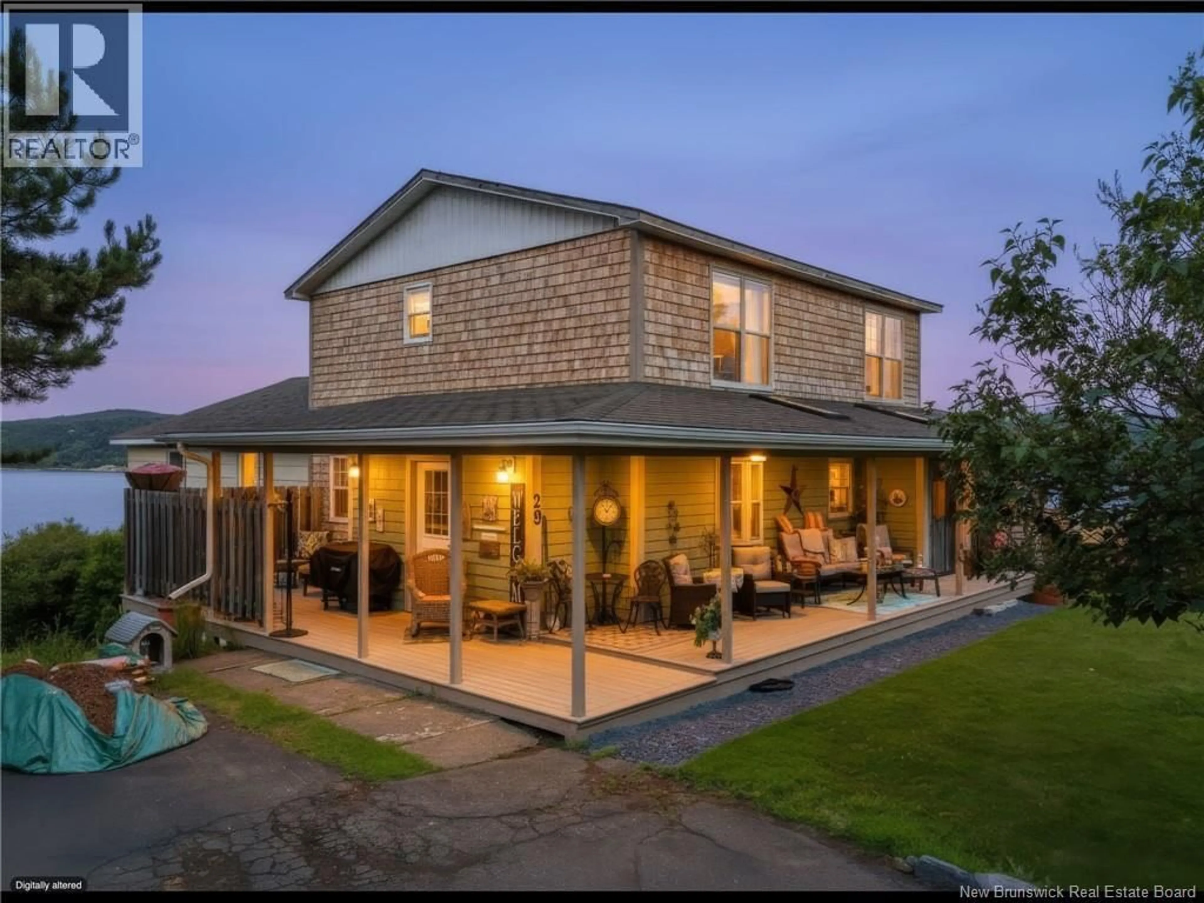 A pic from outside/outdoor area/front of a property/back of a property/a pic from drone, unknown for 29 HILLHURST, Quispamsis New Brunswick E2E1C3