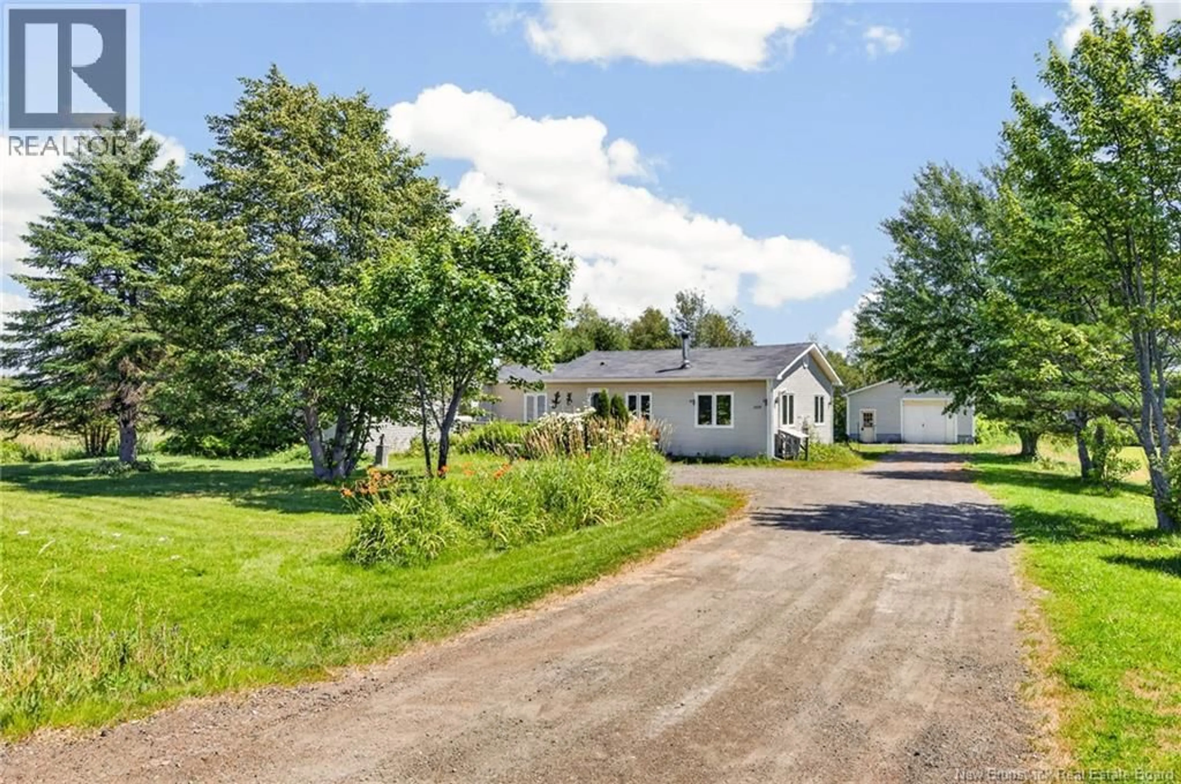 A pic from outside/outdoor area/front of a property/back of a property/a pic from drone, street for 3536 ROUTE 132, Scoudouc New Brunswick E4P3M6